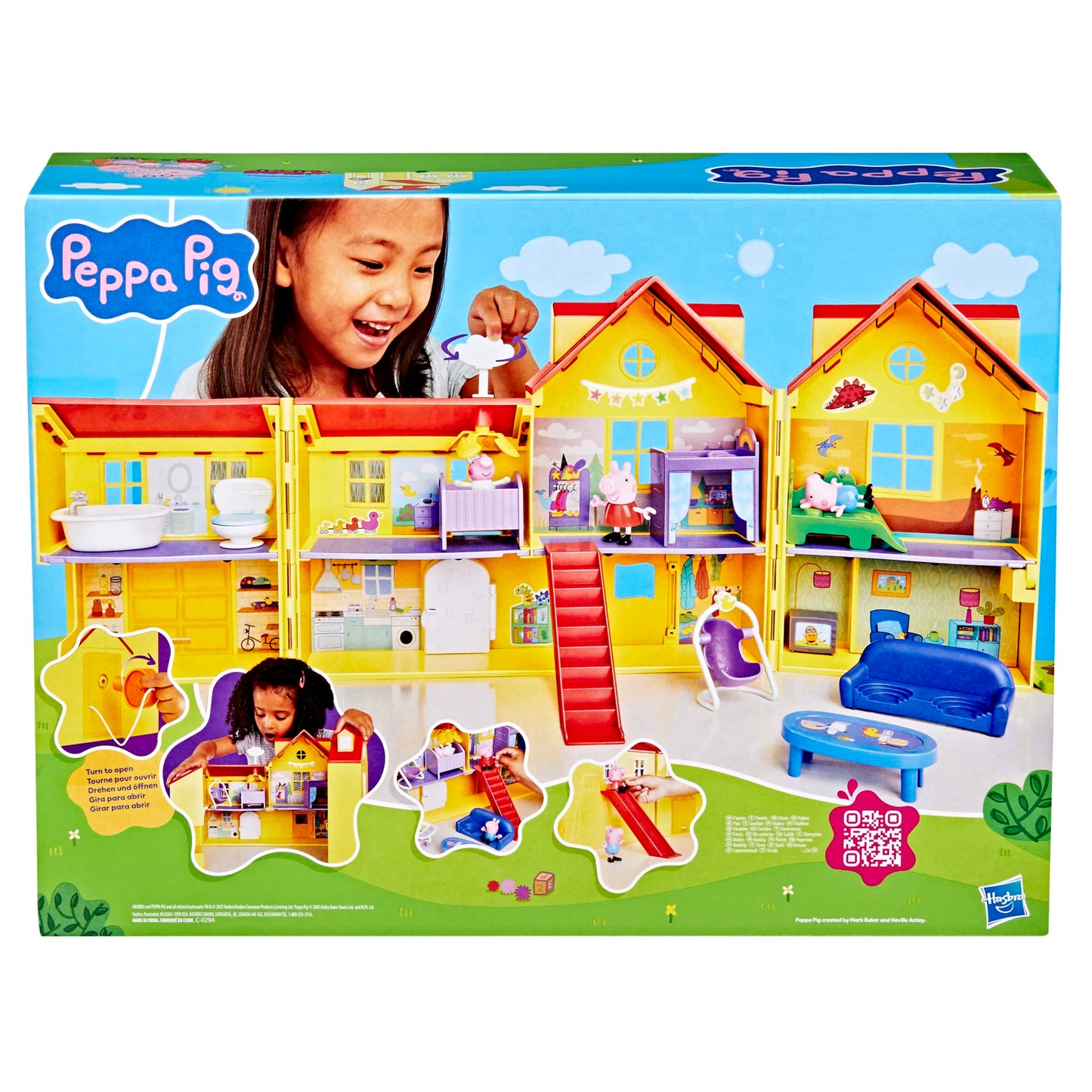 Peppa Pig Set de Joacă Casa Mare a lui Peppa, 80 cm