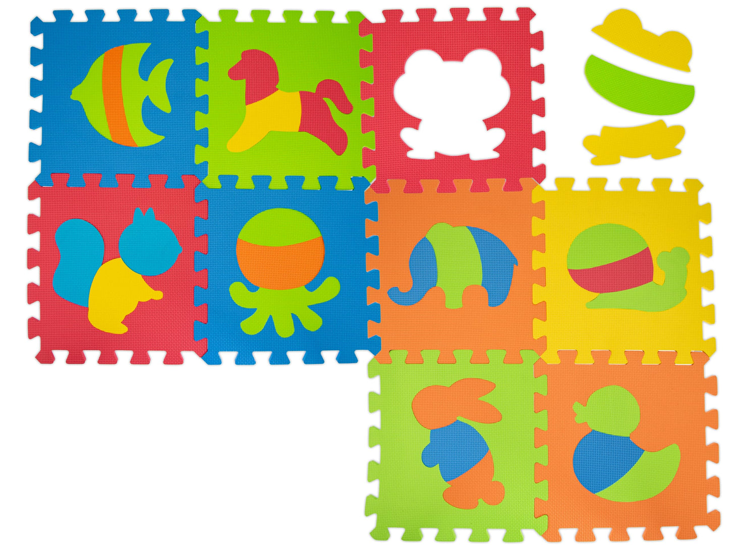 Teorema – Puzzle Teppich cu 9 Piese Animale