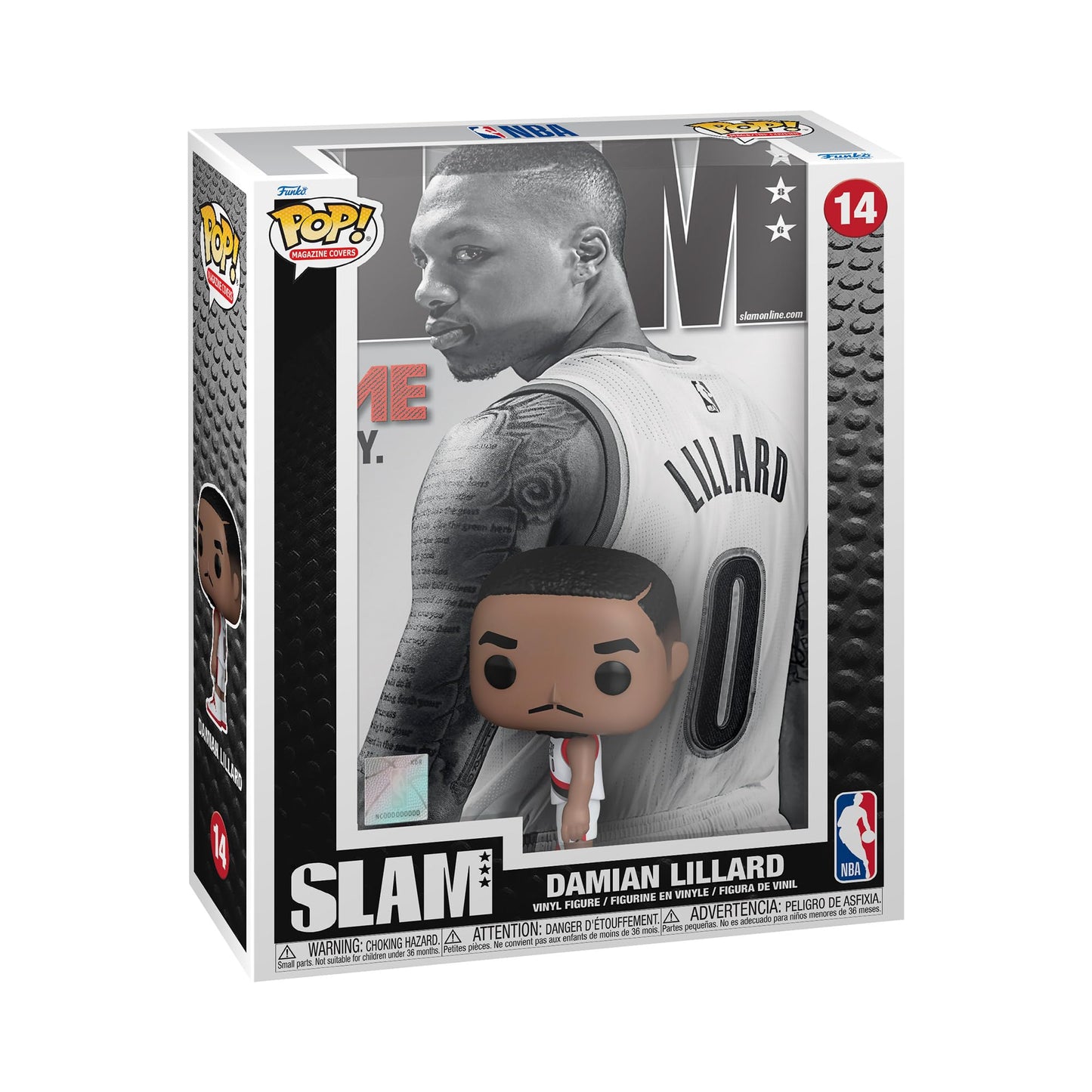 Funko Pop! NBA Cover: SLAM - Damian Lillard - Figurina din vinil - Cadou - Produse oficiale - Jucărie pentru copii și adulți - Figură de colecție pentru expunere