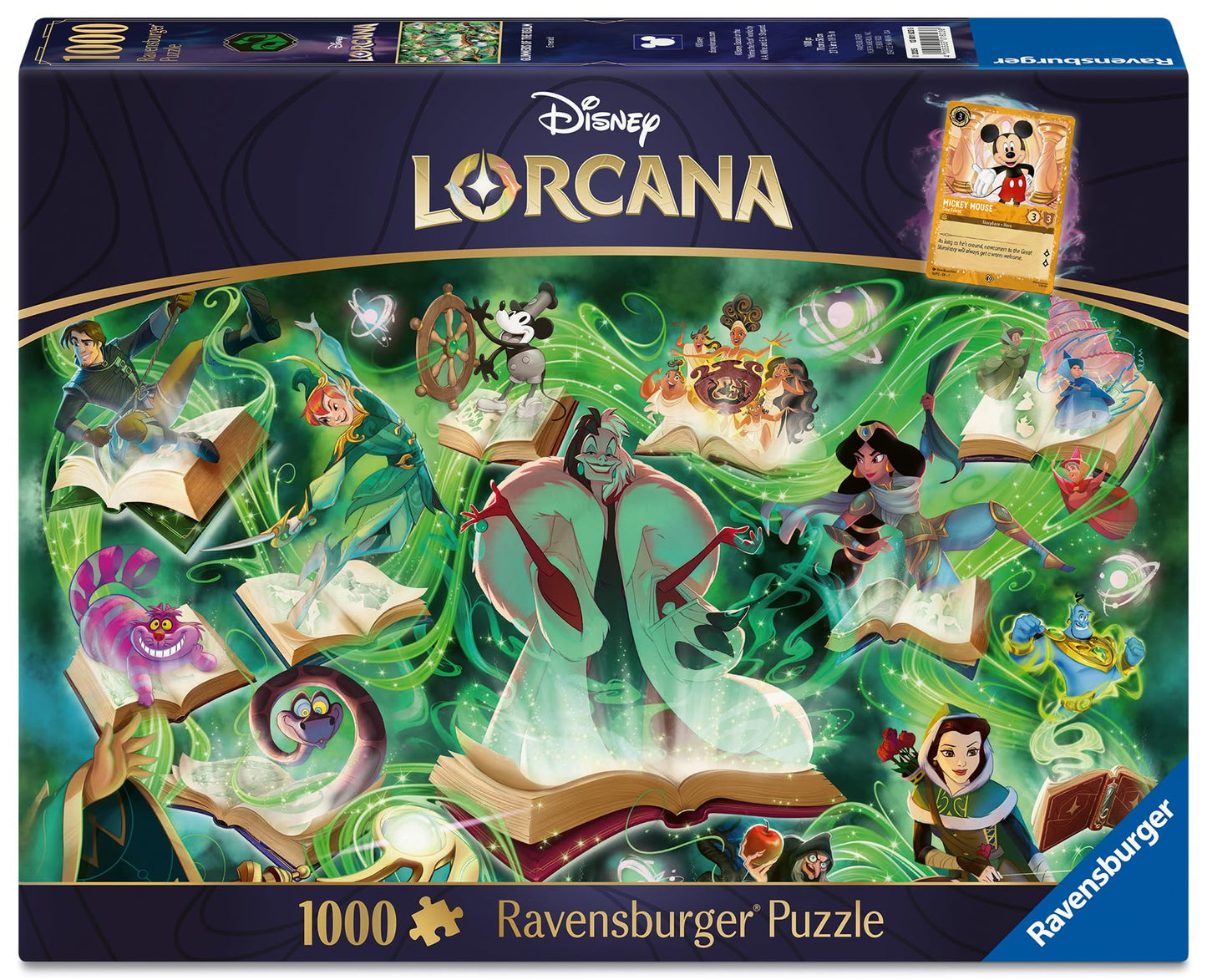 Ravensburger Puzzle Disney Lorcana Străluciri Smarald, 1000 piese