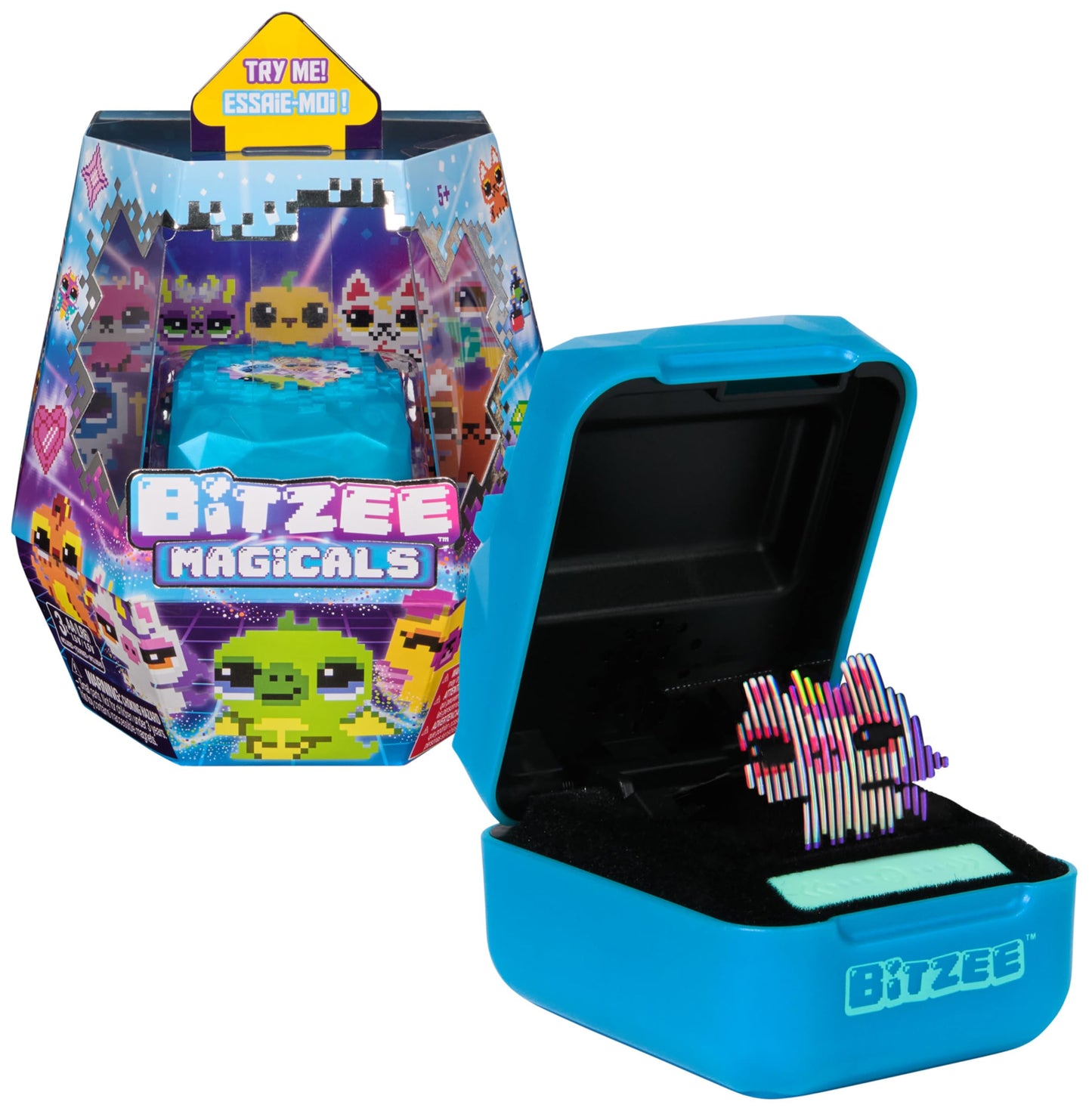 Bitzee 2024 - Magicals - 20 Animale Magice Digitale de Atins, Jucărie Interactivă cu 20 de Creaturi Electronice Virtuale care Reacționează la Mișcare și Atins, Recomandată de la 5 Ani