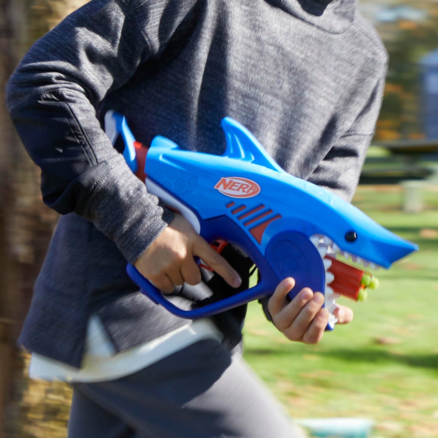 Nerf Junior Wild Sharkfire - Blaster cu săgeți ușor de utilizat