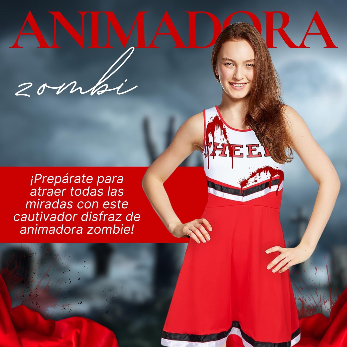 Costum de majoreta zombie - Marimea M
