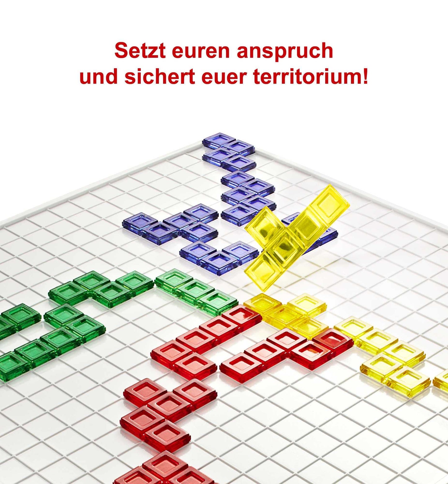 Joc de societate Mattel Games Blokus, joc de strategie pentru 2-4 jucători, ideal pentru familie, recomandat de la 7 ani, BJV44