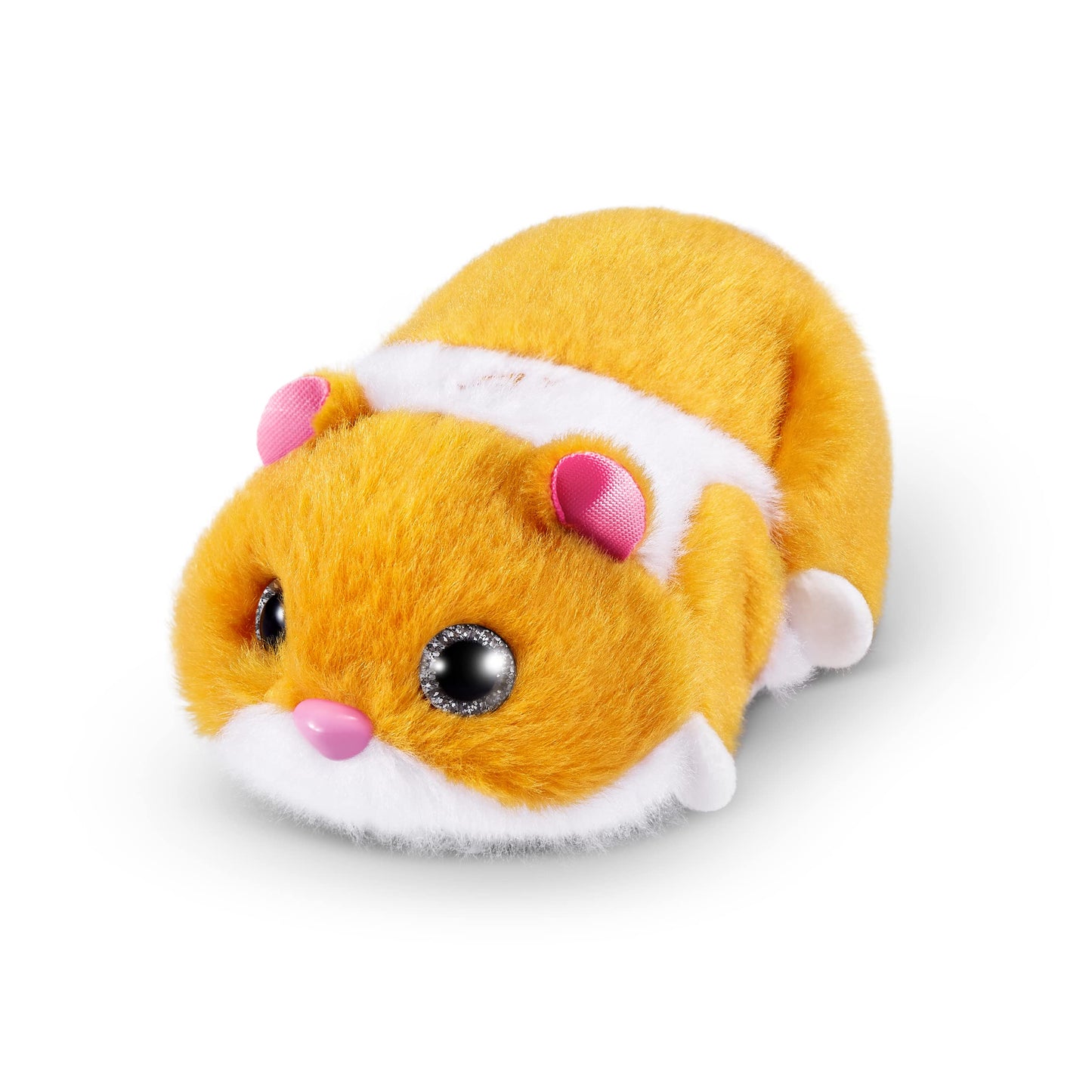 Hamster Mania Pets Alive von ZURU, Hamster Portocalie, Jucărie Interactivă, Sunete 20+, Animal de Companie Electronic