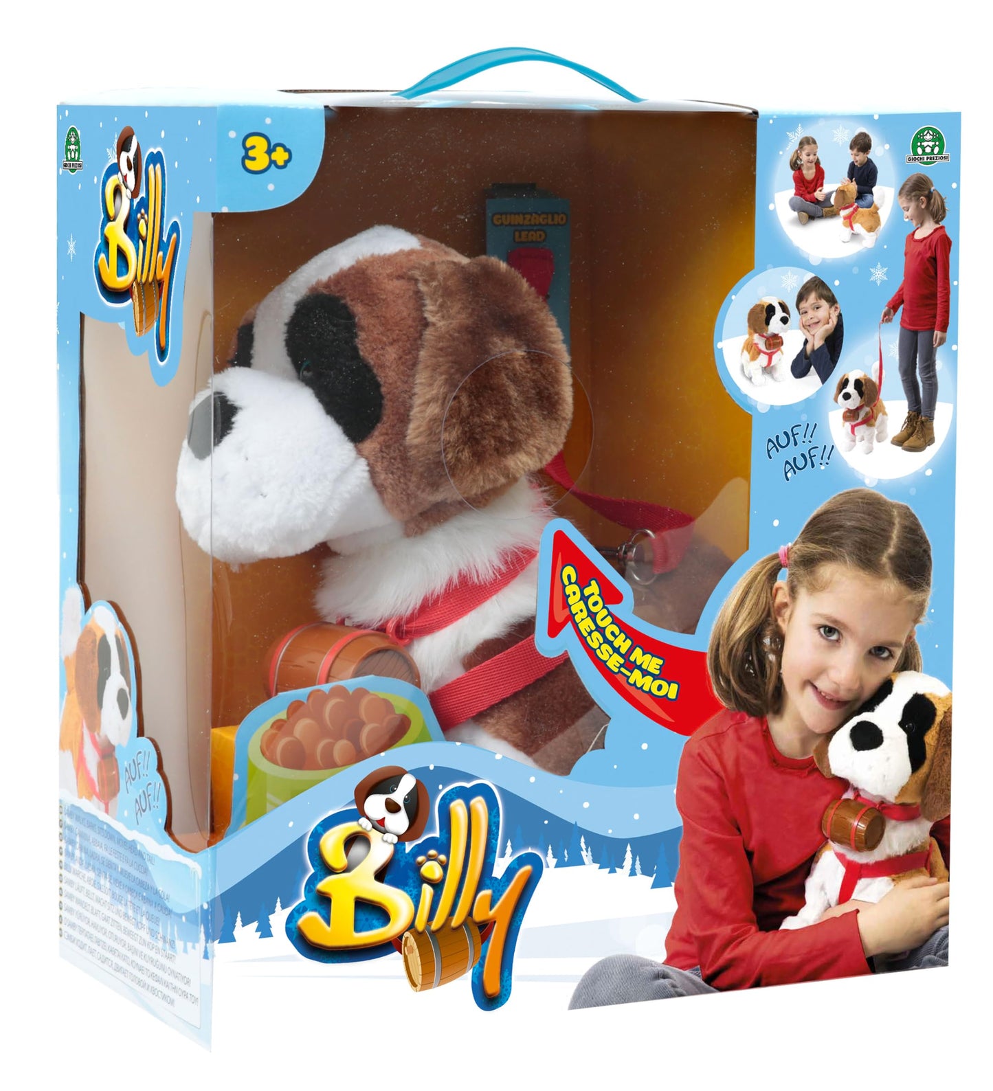 Jucărie interactivă Billy, câinele meu - pluș pentru plimbare, șezut, lătrat, pentru copii de la 3 ani
