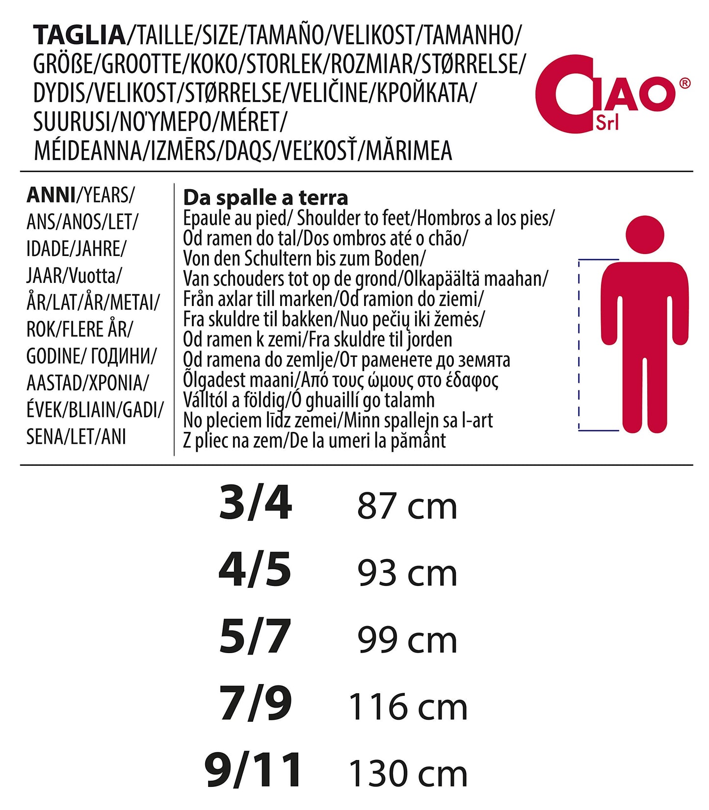 Ciao 61232.M Costum Imparat Roman, 5-7 ani