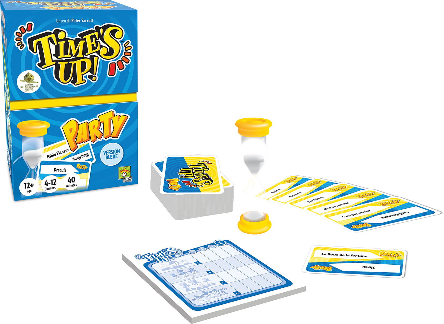 JOC DE ÎNTREBĂRI ȘI RĂSPUNSURI ASMODEE PARTY TIME'S UP FAMILY ASMODEE - Versiune franceza