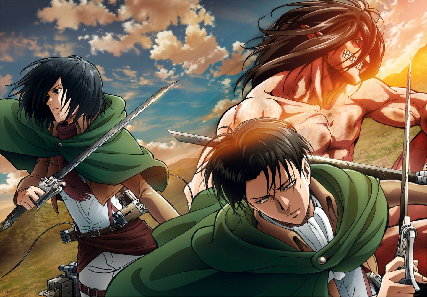 Clementoni Puzzle Attack on Titan, 500 piese, 14+ ani