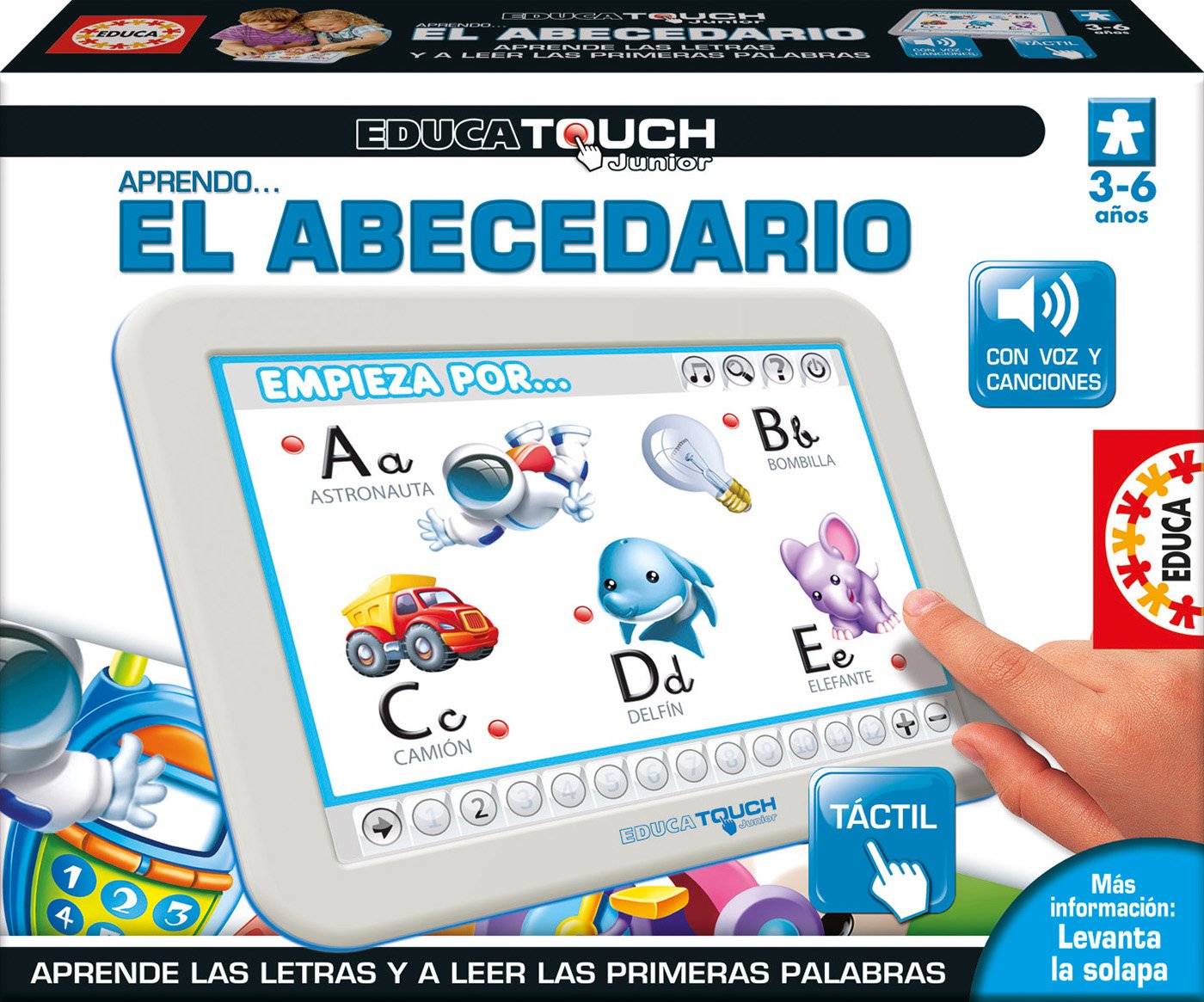 Tabletă electronică Alphabet Educa Învățăm alfabetul în spaniolă de la 3 ani
