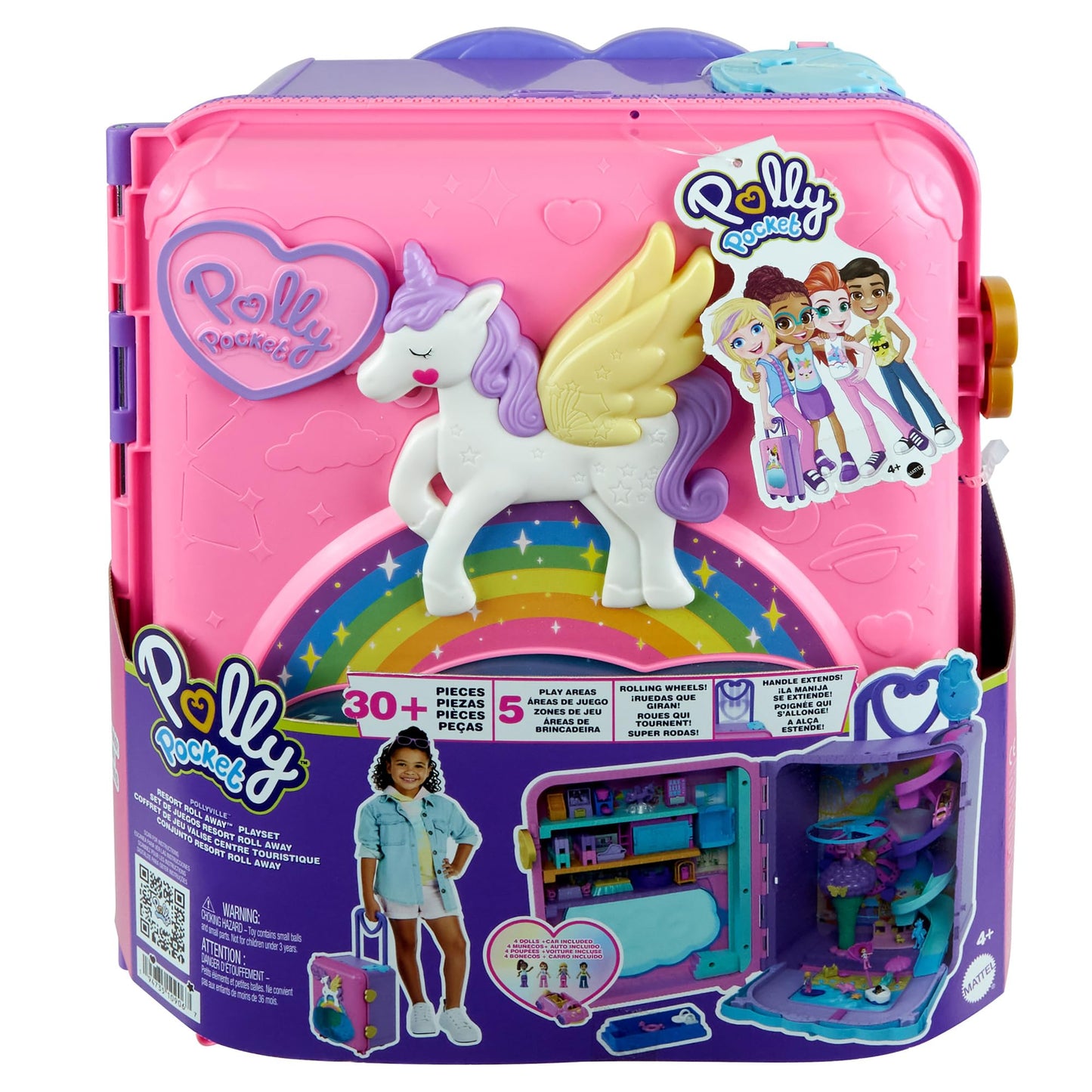 Set de jucarie, Polly Pocket, Statiune de vacanta (HKV43)