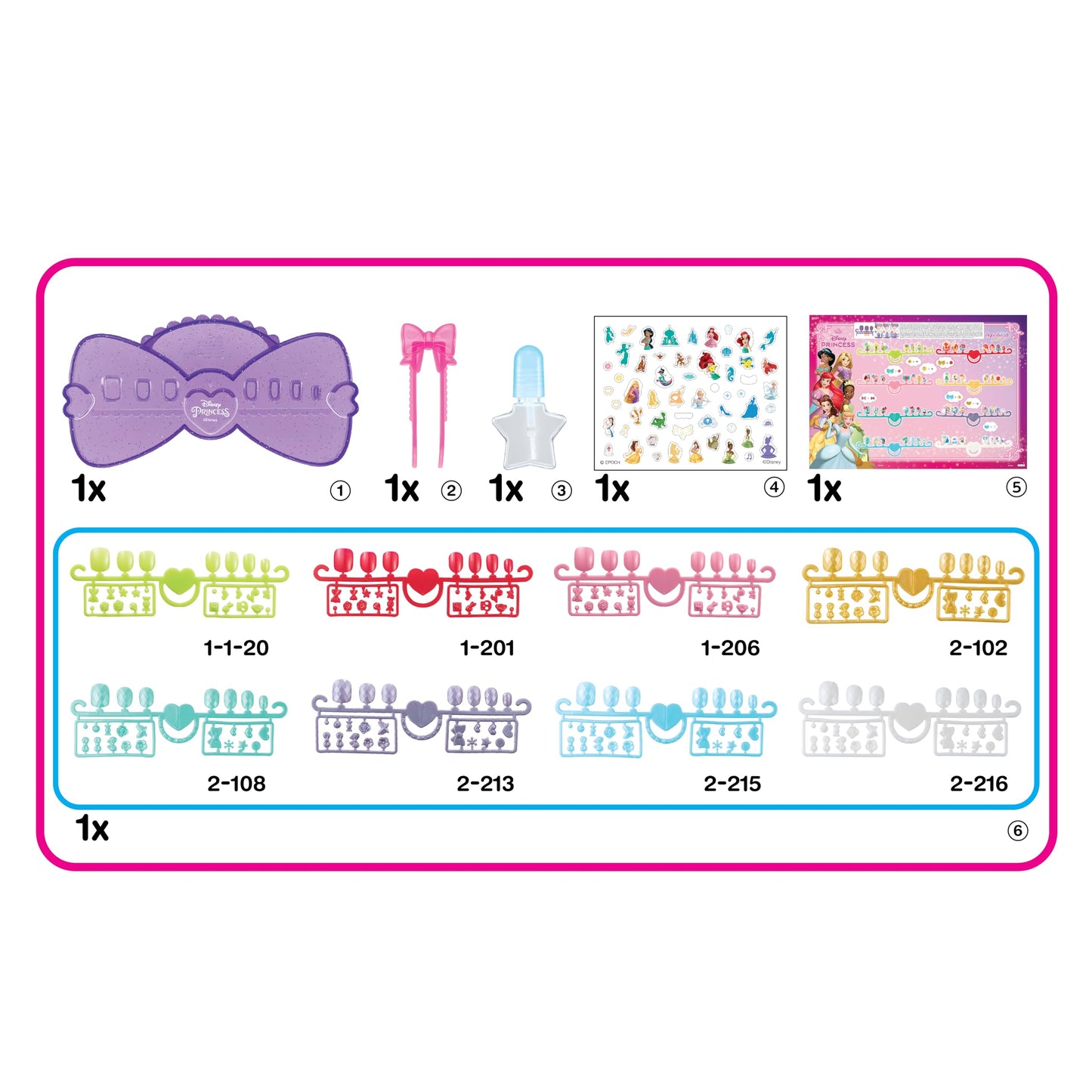 Aquabeads Studioul de Unghii cu Prințese Disney, 35071, Set cu Perle de Apă, Set pentru Unghii, Activitate Creativă pentru Copii de la 4 Ani, Fără Necesitatea de Călcare sau Lipire