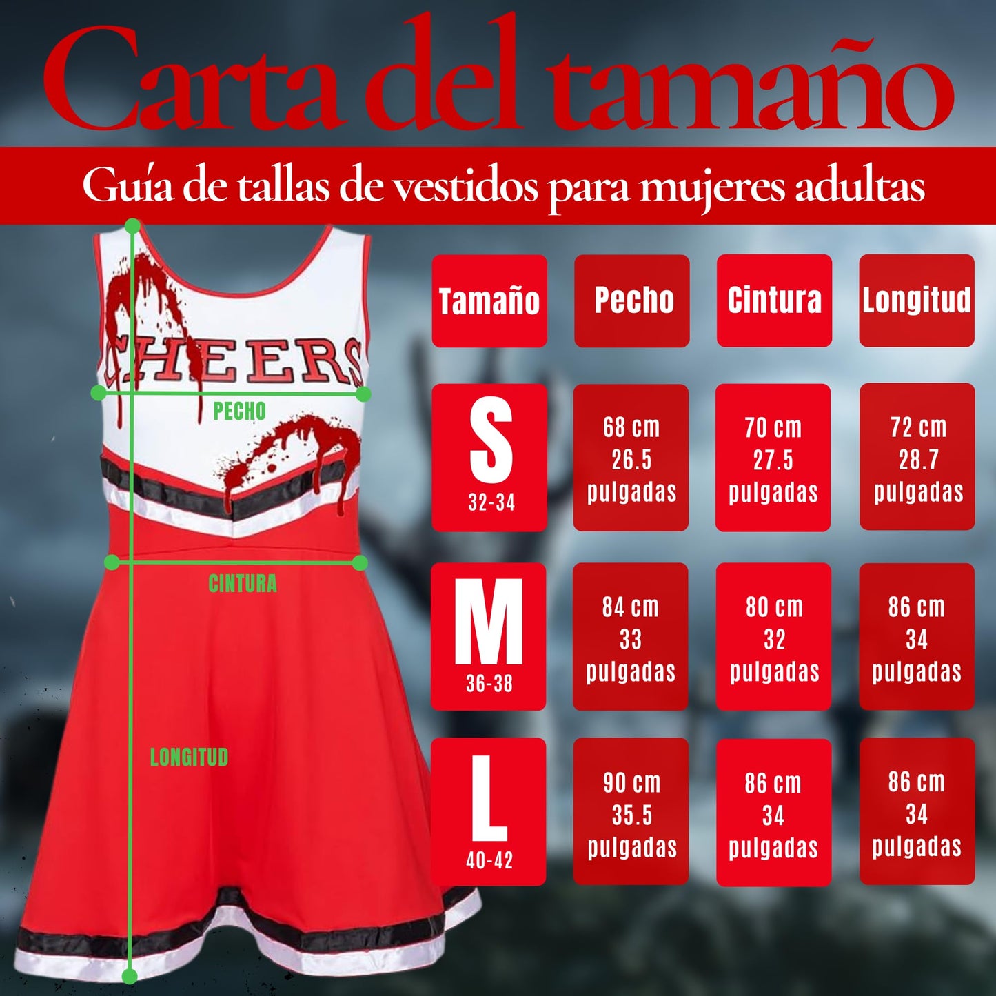 Costum de majoreta zombie - Marimea M