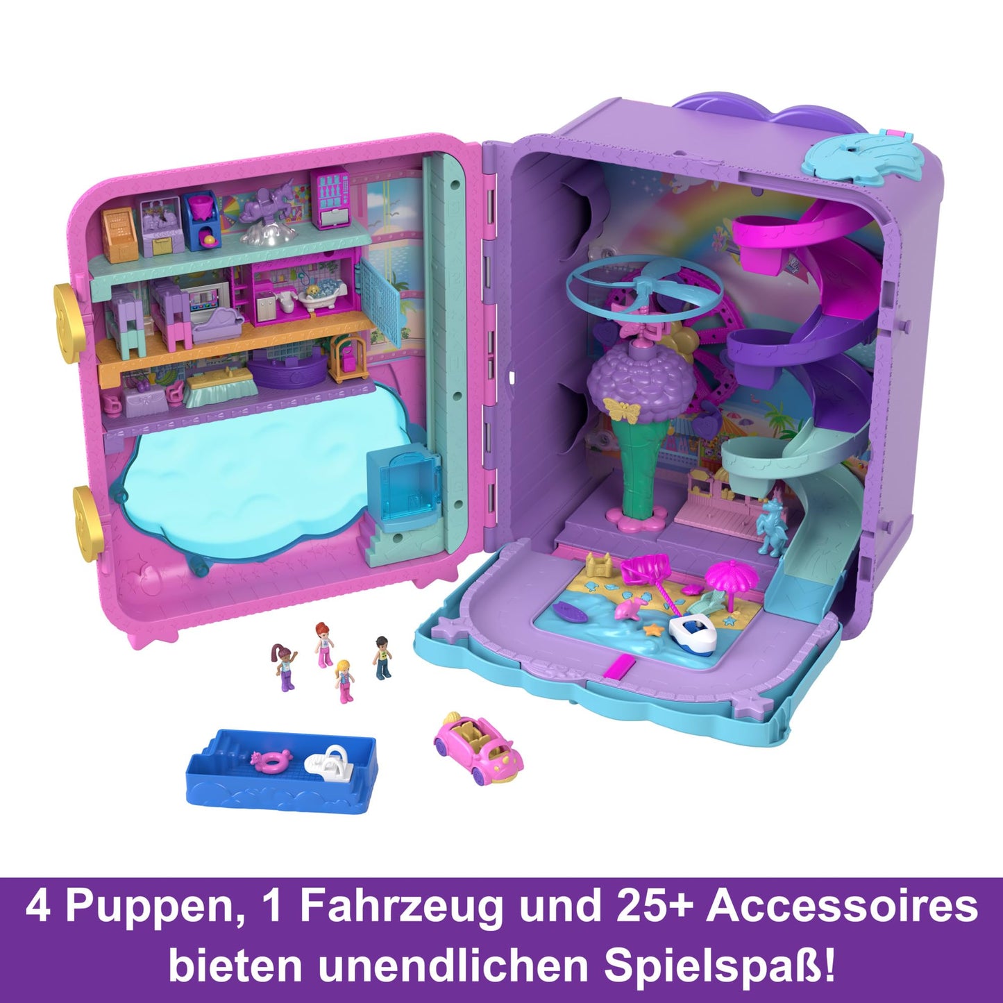 Set de jucarie, Polly Pocket, Statiune de vacanta (HKV43)