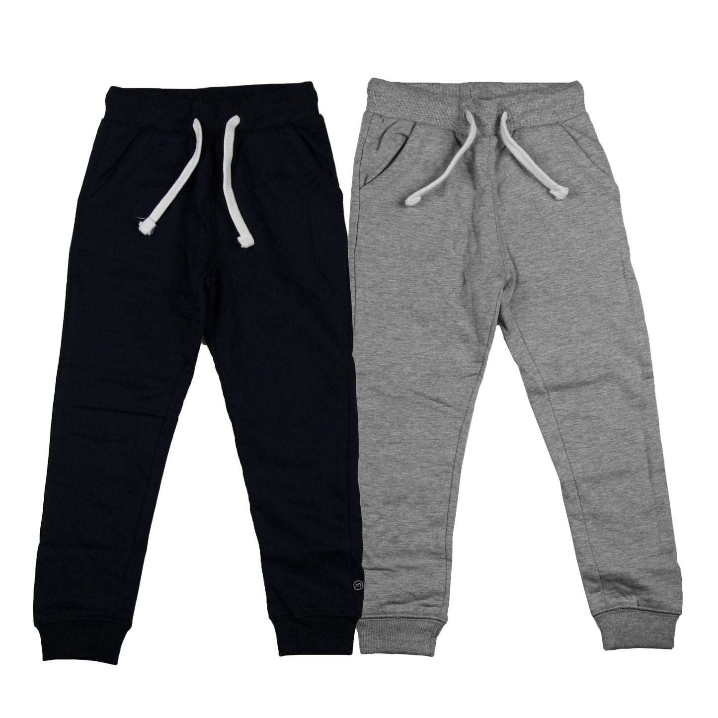 Pantaloni de trening Minymo pentru băieți, set de 2, multicolori (Navy închis/Gri 778), 116 EU