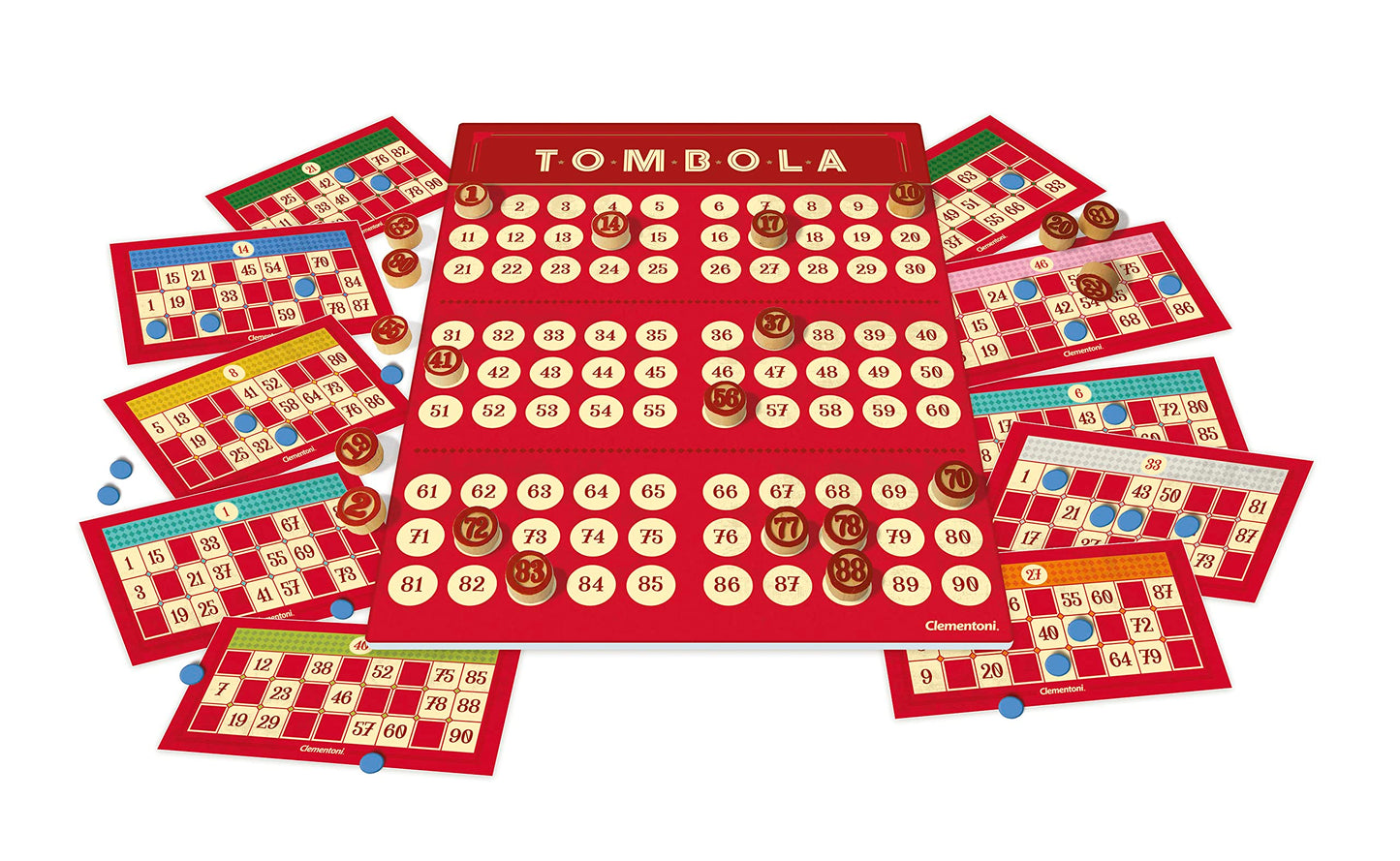 Clementoni Tombola Clasic Joc de Masă, Multicolor, 16557