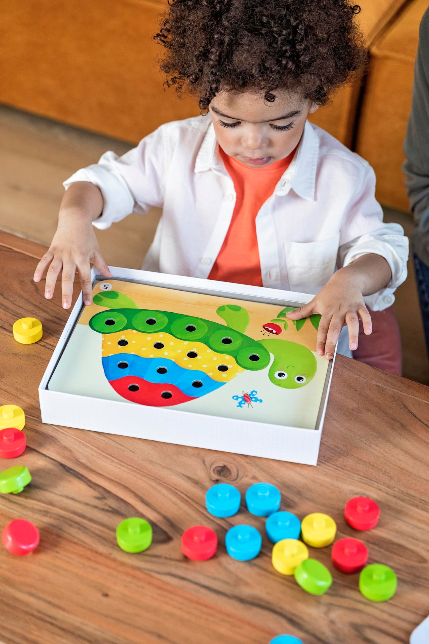 Goula Jumbo Spiele D53140 - Baby Color - Jucărie din lemn pentru copii - De la 2 ani