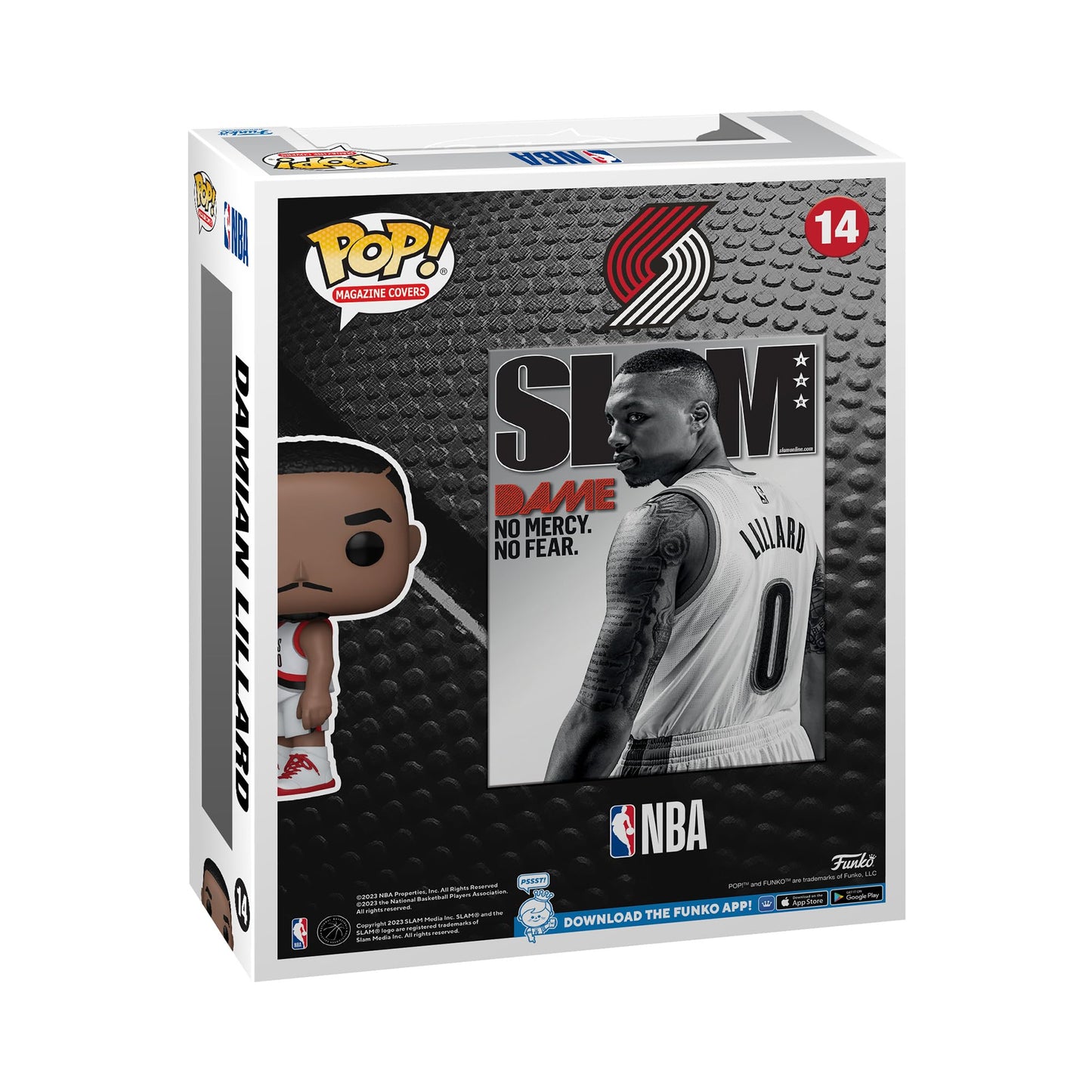 Funko Pop! NBA Cover: SLAM - Damian Lillard - Figurina din vinil - Cadou - Produse oficiale - Jucărie pentru copii și adulți - Figură de colecție pentru expunere