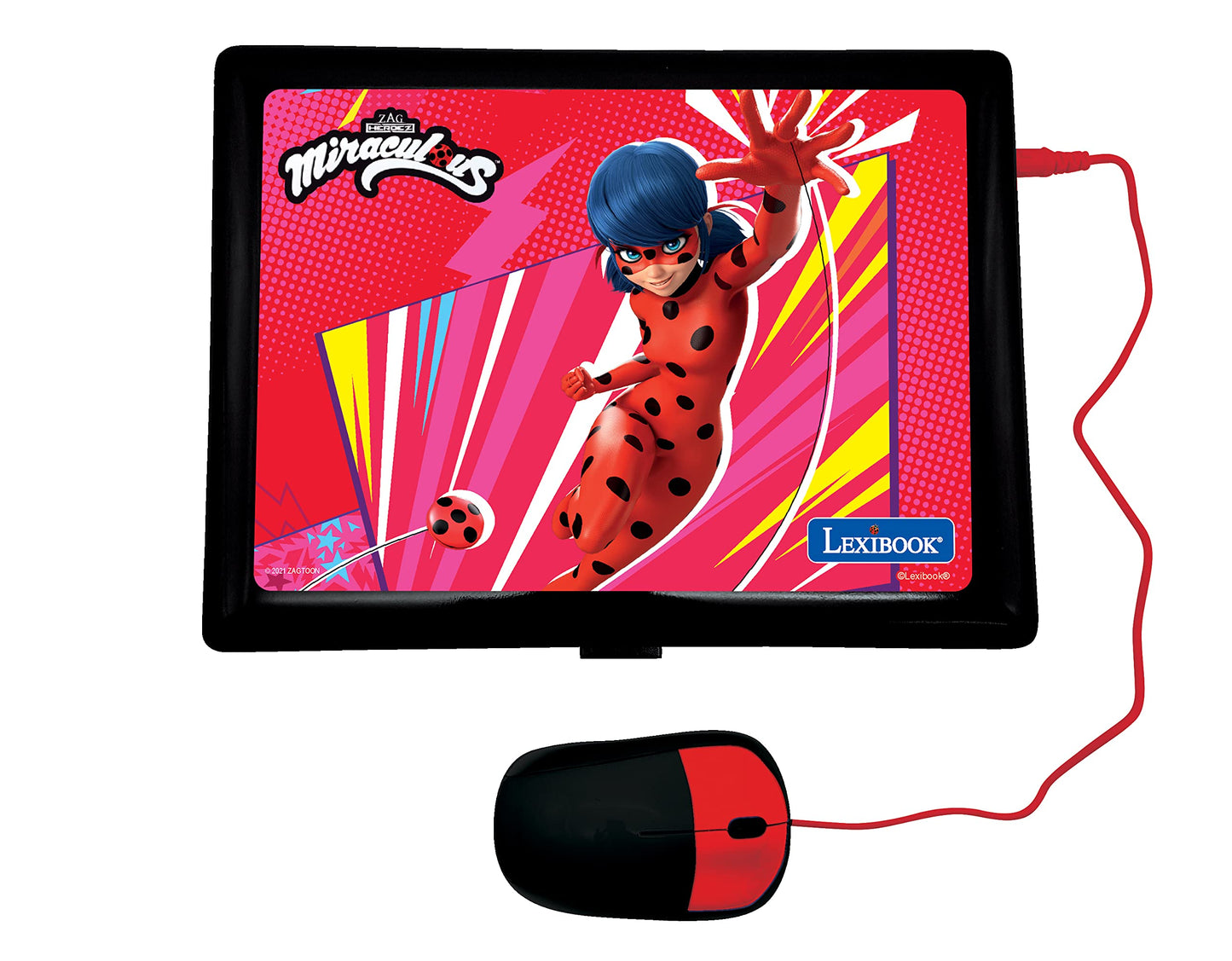 Lexibook Miraculous Laptop bilingv 124 activități EN/DE