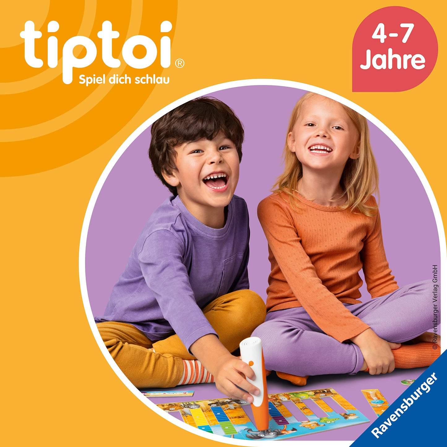 Ravensburger tiptoi 00115 - Globus Interactiv pentru Juniori - Jucărie pentru Copii de 4 Ani pentru Descoperirea Lumii