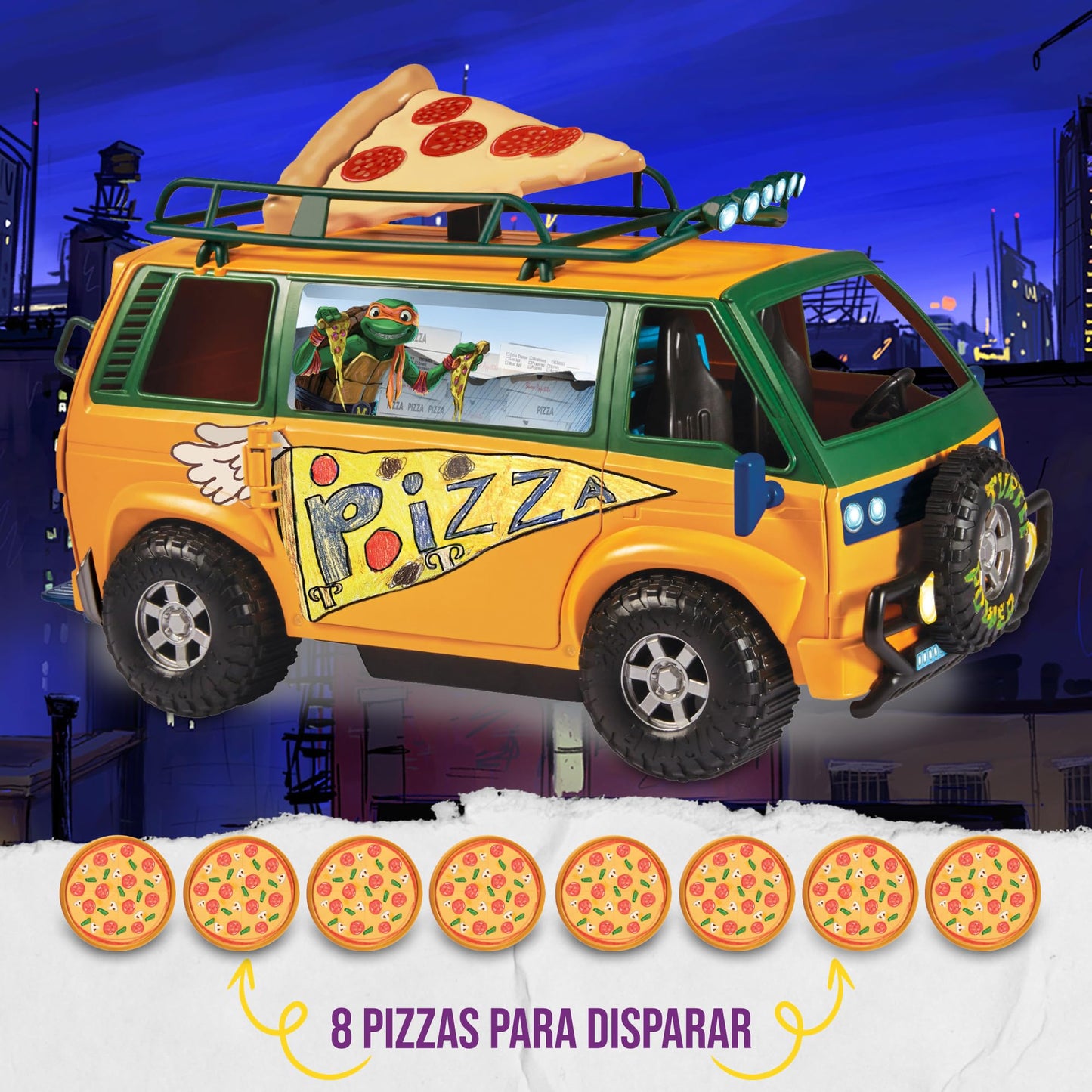 Jucarie Furgoneta Livrare Pizza Testoasele Ninja