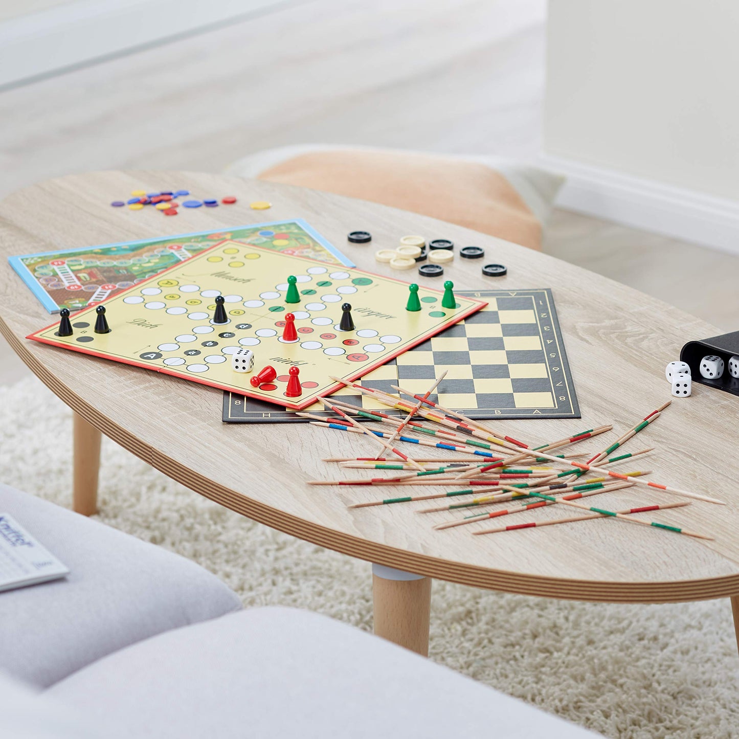 Schmidt Spiele 49147 Set de jocuri cu 100 de variante de joc de la 6 ani
