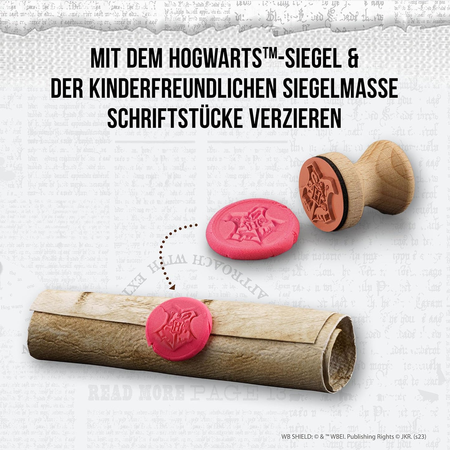 Set de Pălărie Harry Potter cu Sigiliu, Cadou Original Hogwarts™ pentru Sigilare, Kit de Crafting pentru Copii și Adulți, Cadouri și Merch Harry Potter