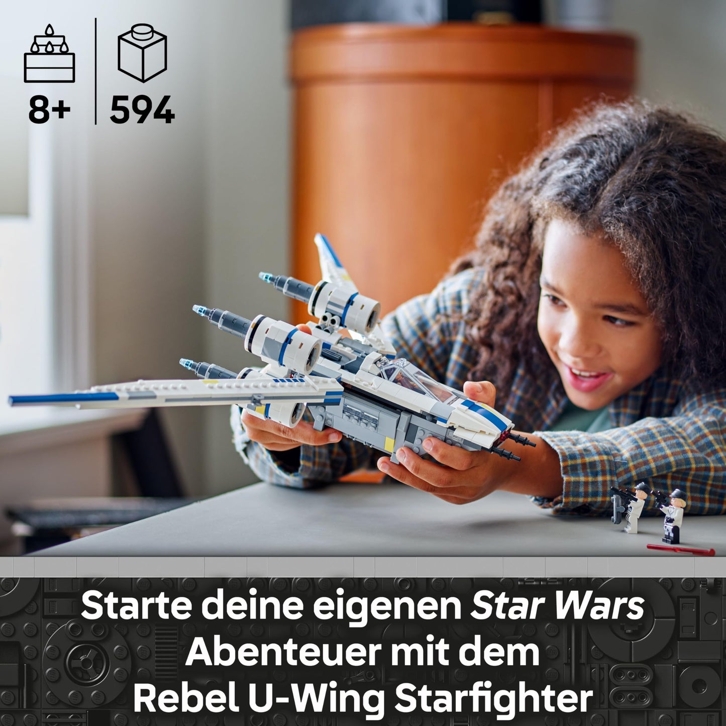 LEGO Star Wars 75399 U-Wing Starfighter, 8+ ani
