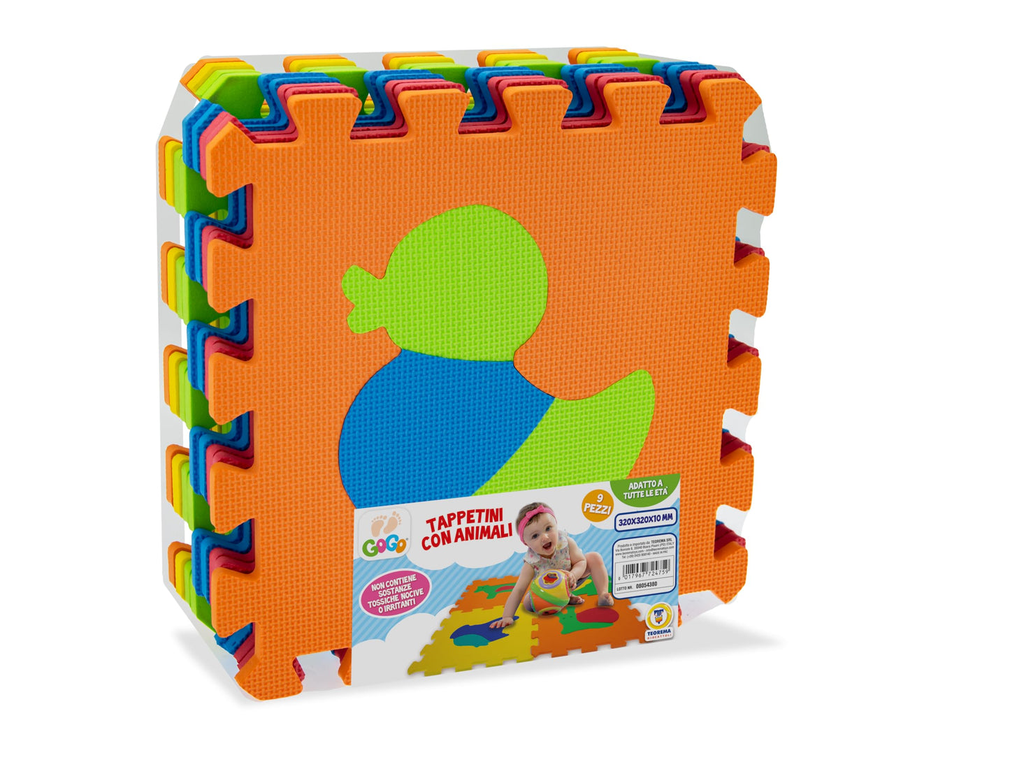 Teorema – Puzzle Teppich cu 9 Piese Animale