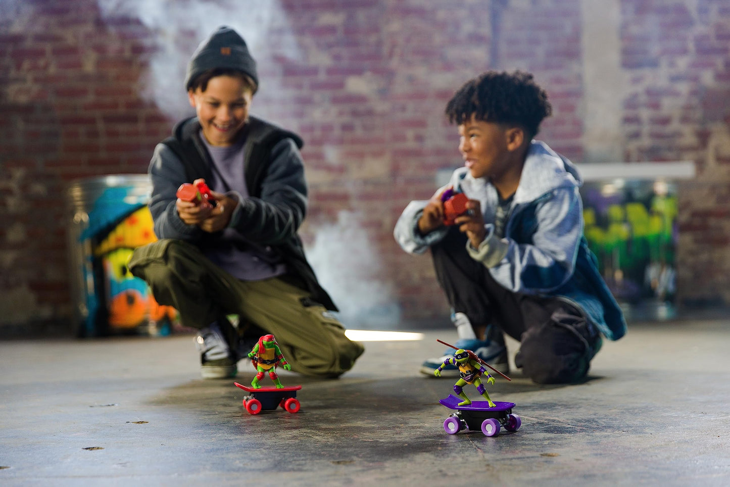Testoasele Ninja Adolescente Mutante TMNT | Donatello Testoasa Ninja Mutant Mayhem cu Telecomandă Half Pipe |Jucării și Cadouri pentru Copii de 5+ Ani