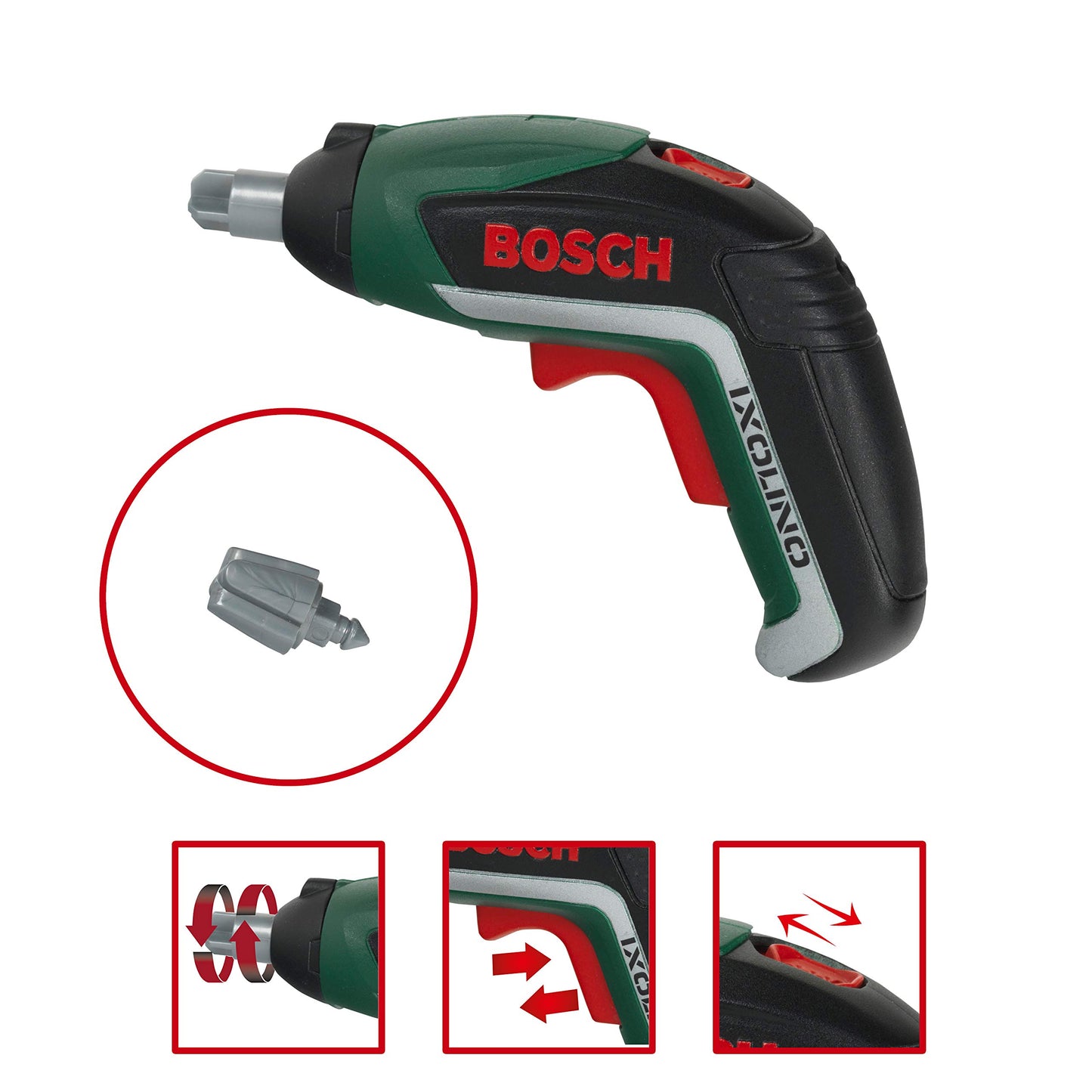 Theo Klein 8630 Set de Tuning Auto Bosch | Mașină demontabilă cu accesorii de tuning | Cu șurubelniță cu acumulator | Dimensiuni ambalaj: 30cm x 6,5cm x 25cm | Jucărie motrică | Jucărie pentru copii de la 3 ani