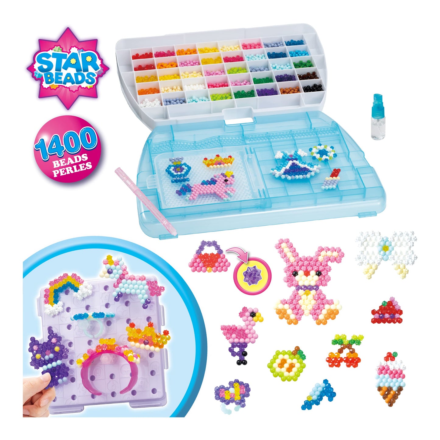 Aquabeads 31914 Set Deluxe cu Cutie de Depozitare