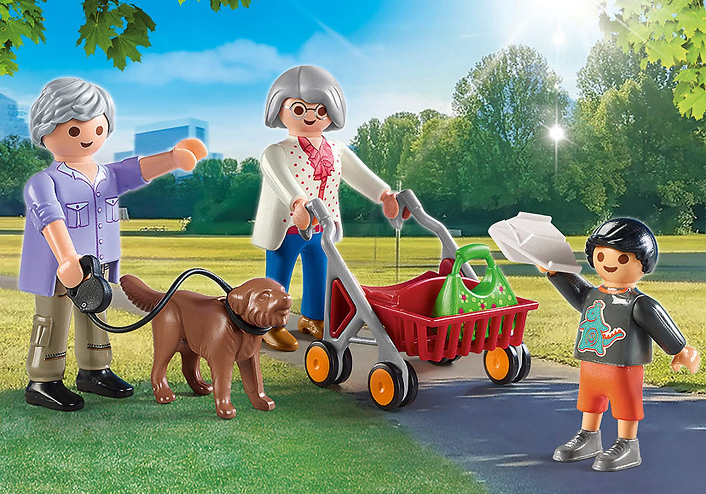 Playmobil 70990 City Life Bunici cu nepot