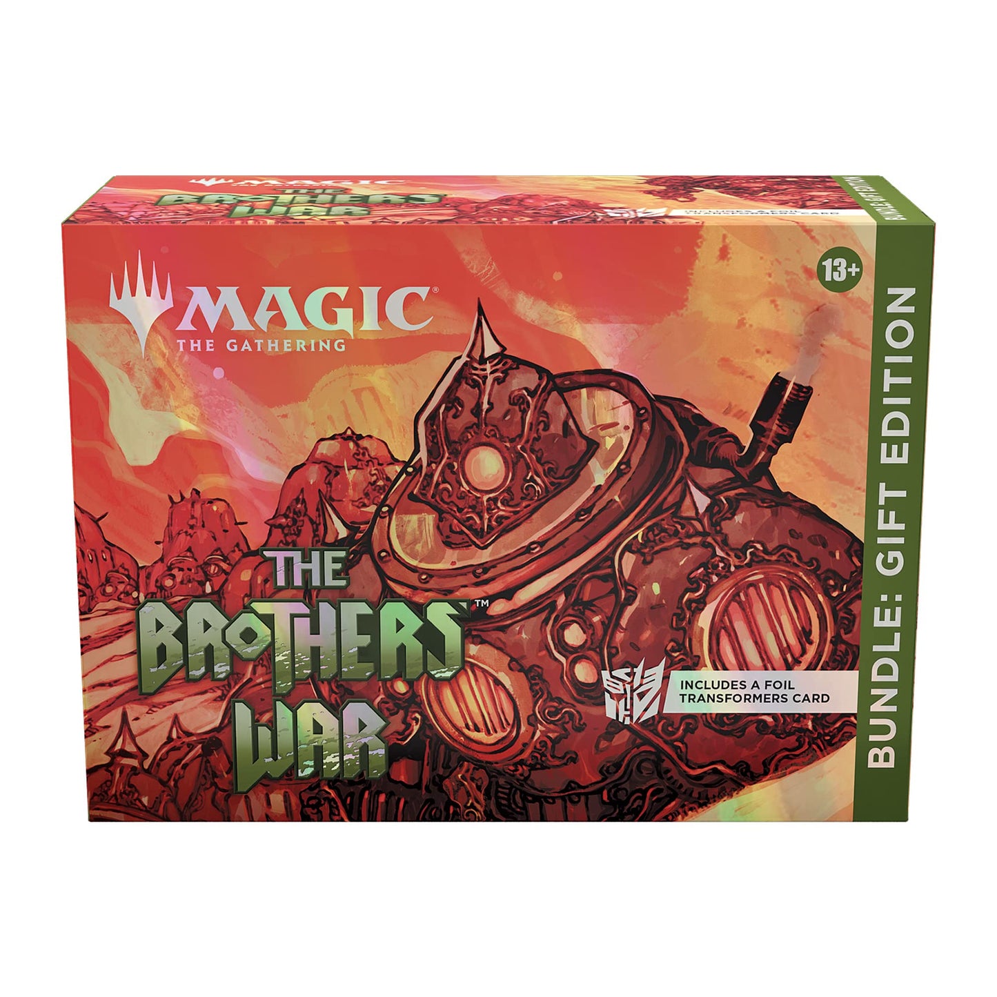 The Brothers War Bundle - Magic the Gathering, 8 Boostere Set, 1 Booster Colecționar, Accesorii (Versiune în Engleză), D03140000, recomandat de la 13 ani.