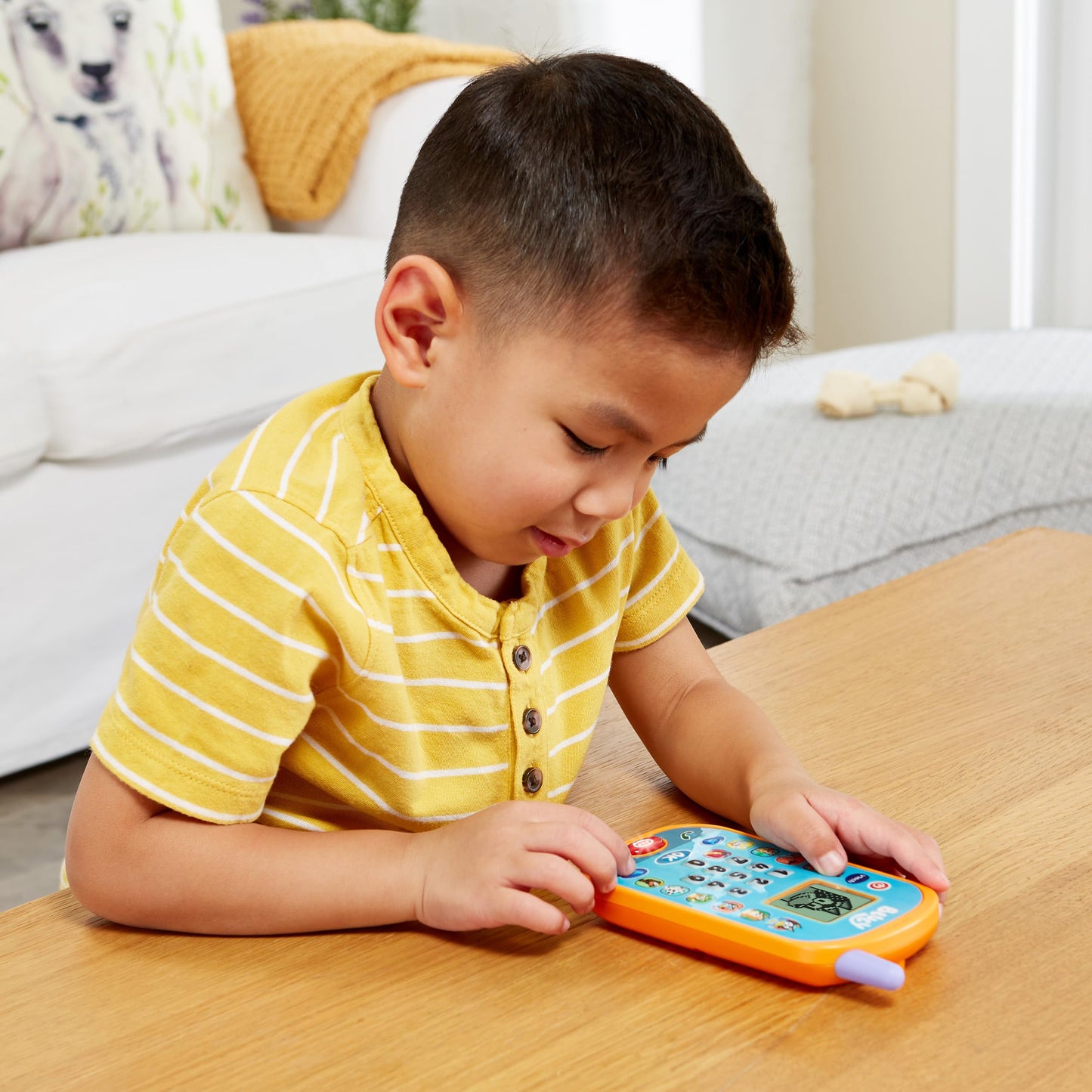VTech Bluey Telefon de Învățare – Cu vocile originale ale lui Bluey și Bingo și jocuri educative – Pentru copii de 3-6 ani
