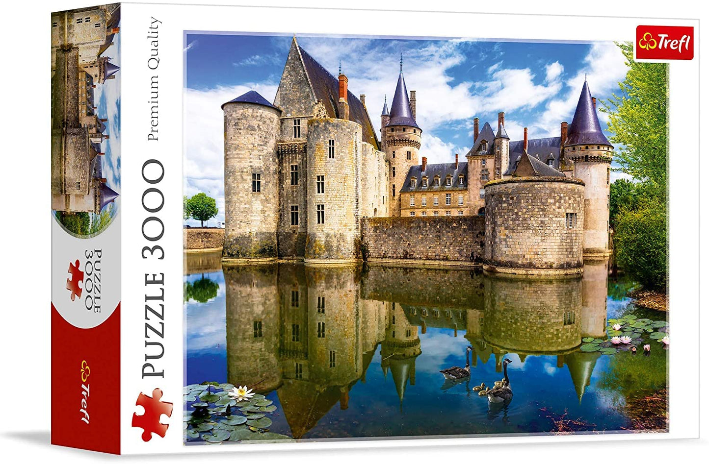 Puzzle Castel Sully-sur-Loire, Franța - 3000 piese, calitate premium pentru adulți și copii de la 15 ani