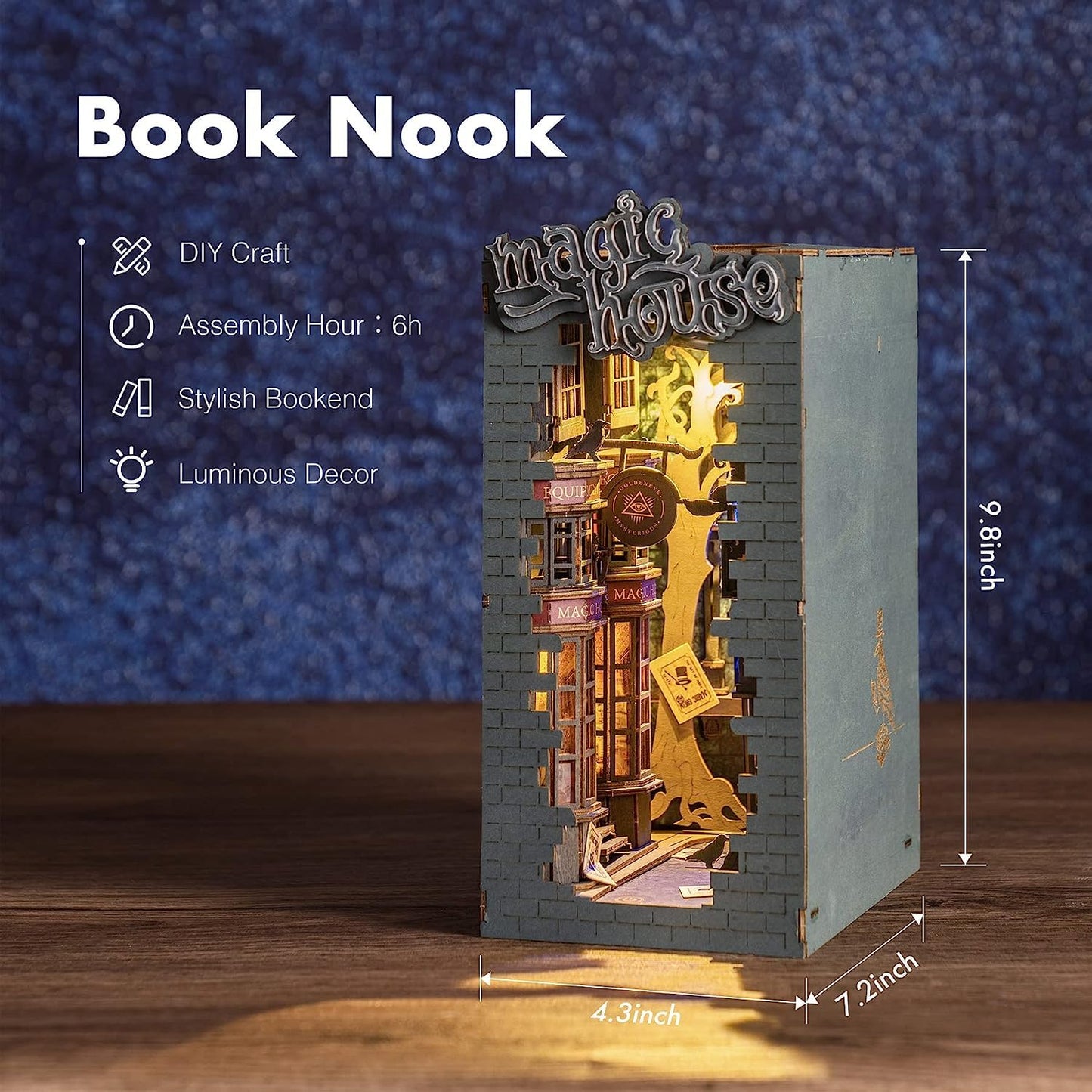 Puzzle 3D - Cotor de Carte DIY - Casa Magica TGB03