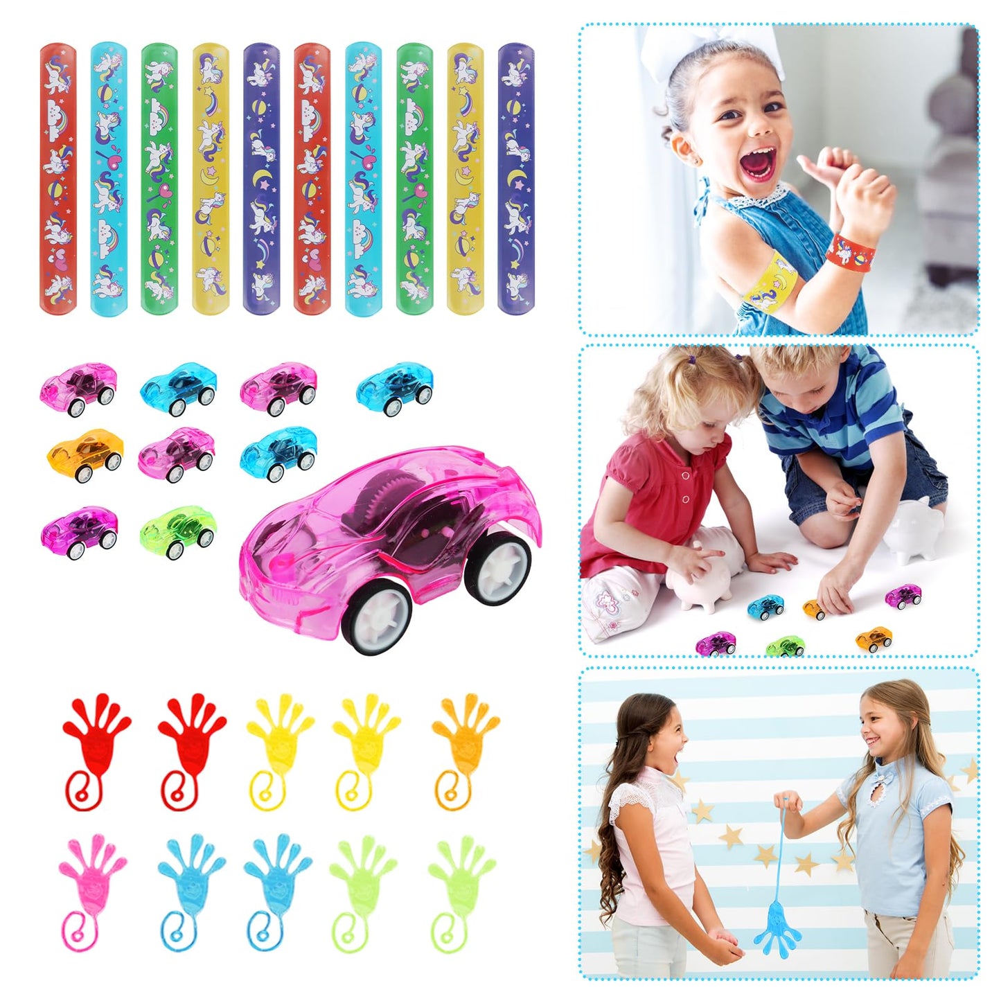 Jucarii pentru Pinata 120 Piese, Articole de Petrecere pentru Cadouri