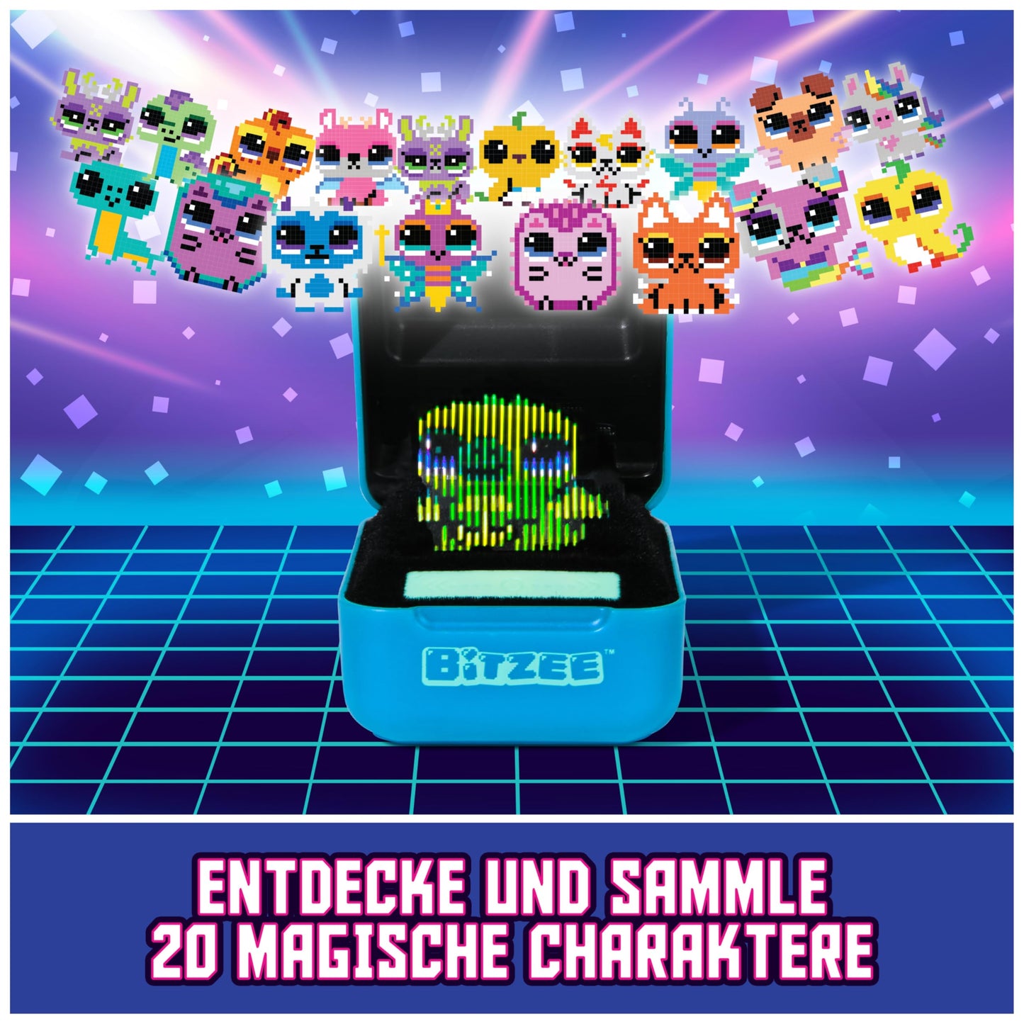 Bitzee 2024 - Magicals - 20 Animale Magice Digitale de Atins, Jucărie Interactivă cu 20 de Creaturi Electronice Virtuale care Reacționează la Mișcare și Atins, Recomandată de la 5 Ani
