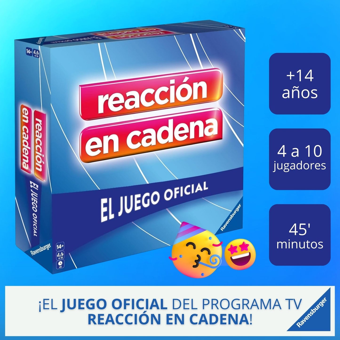 Chain Reaction - Ravensburger, board game in limba spaniola
