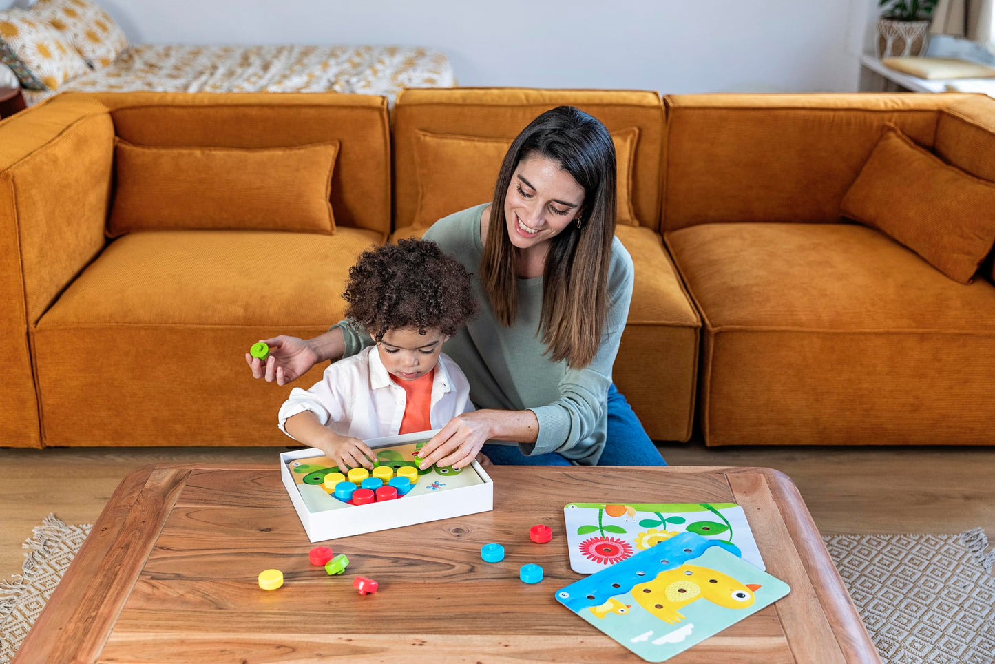Goula Jumbo Spiele D53140 - Baby Color - Jucărie din lemn pentru copii - De la 2 ani