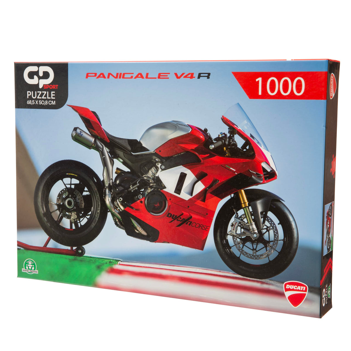 GP Moto Sport Ducati Panigale Puzzle 2D 1000 piese pentru colecționari și pasionați de motociclete