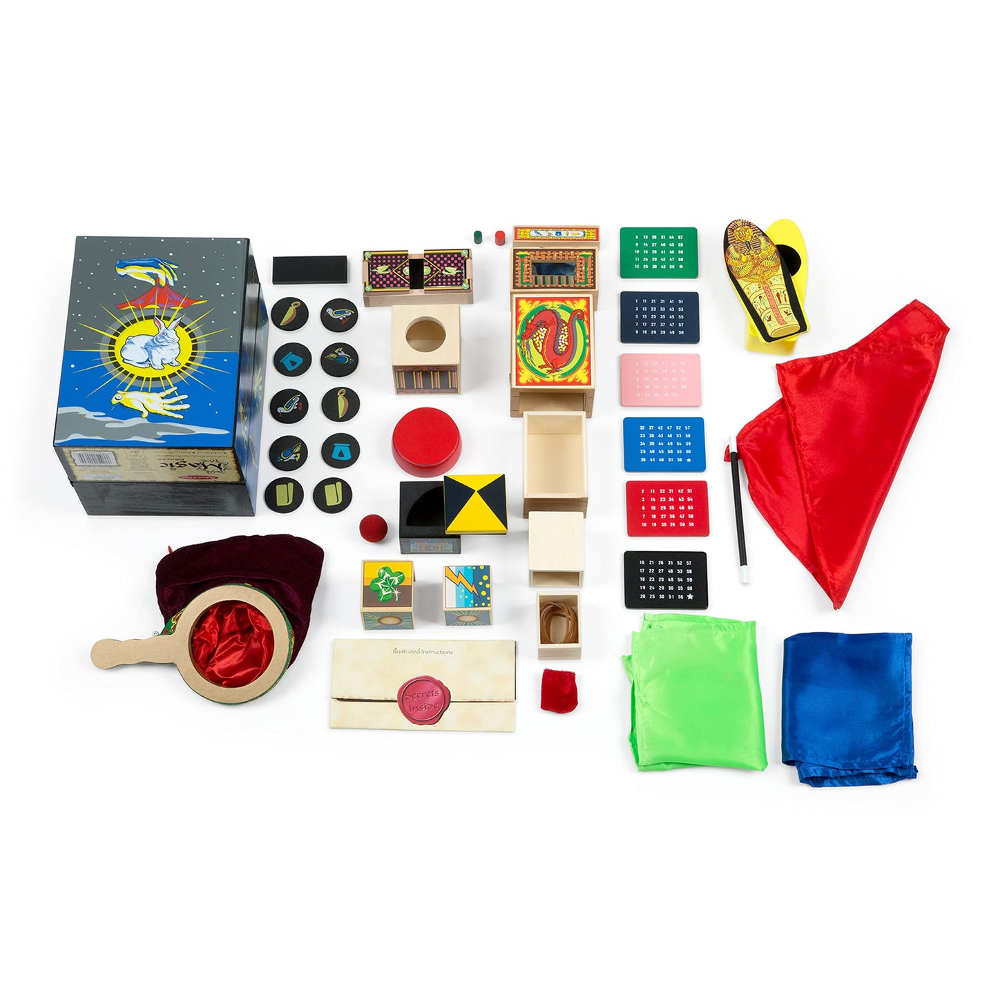 Melissa & Doug Set de Magie de Lux | Magician - Joc de Rol | Jucărie pentru Copii | 8+ | Cadou pentru Băieți sau Fete
