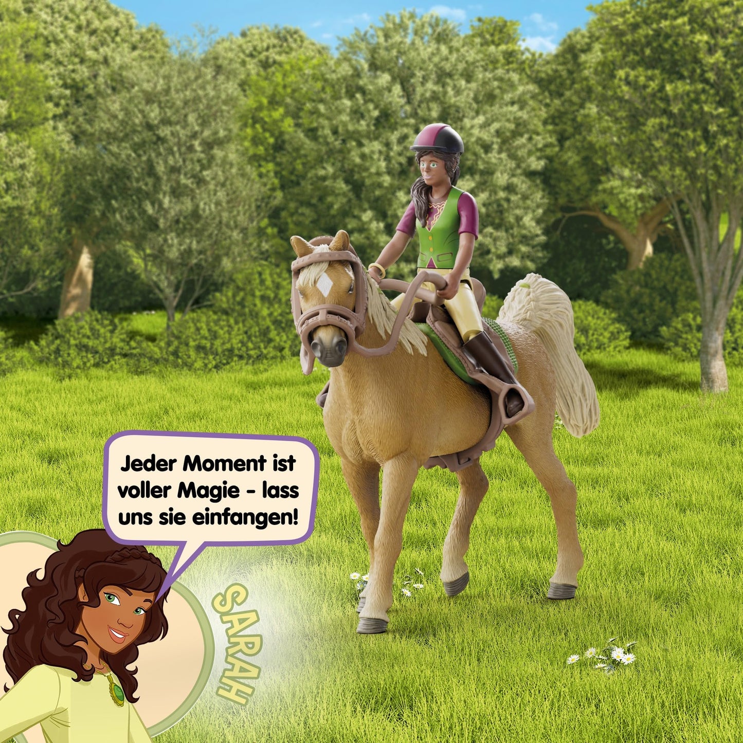 Schleich 42714 Set Cai Sarah & Mystery, 6 piese