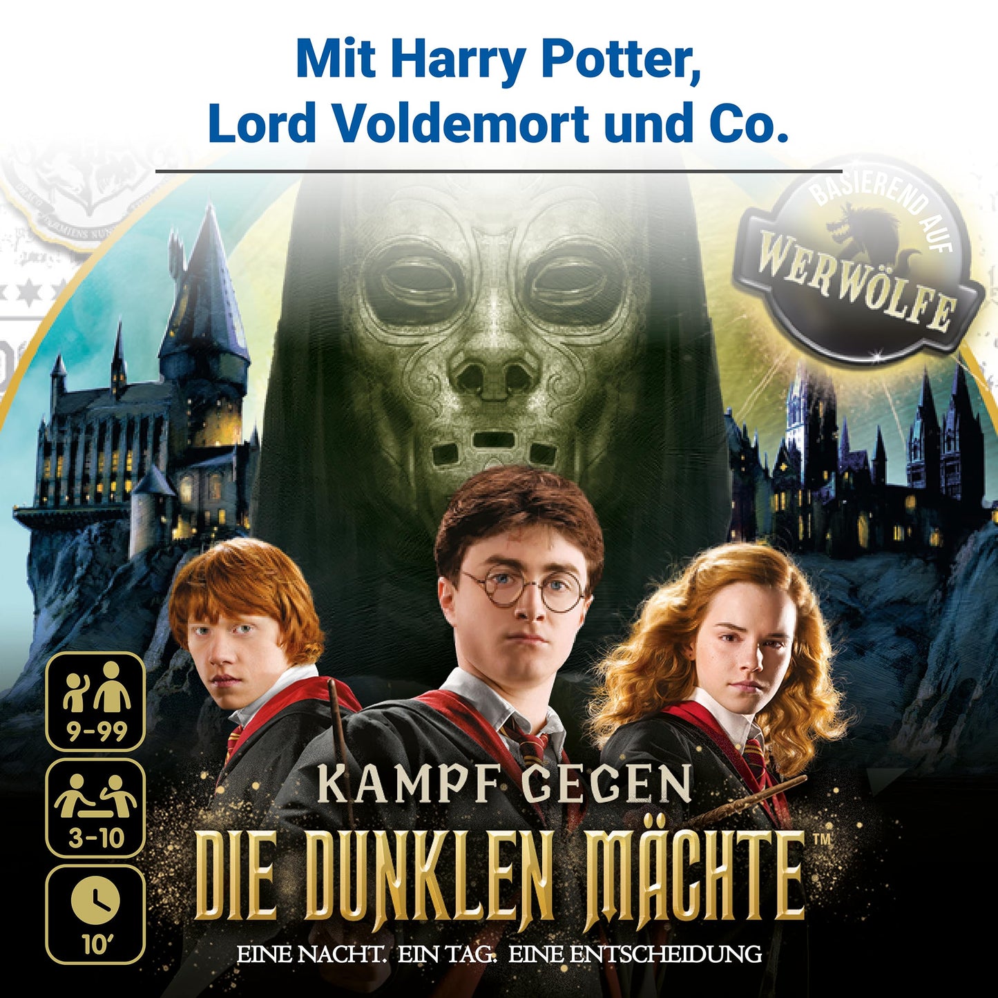 Ravensburger Joc de familie 27353 - Harry Potter - Lupta împotriva puterilor întunecate - Joc de societate pentru 3-10 jucători, de la 9 ani