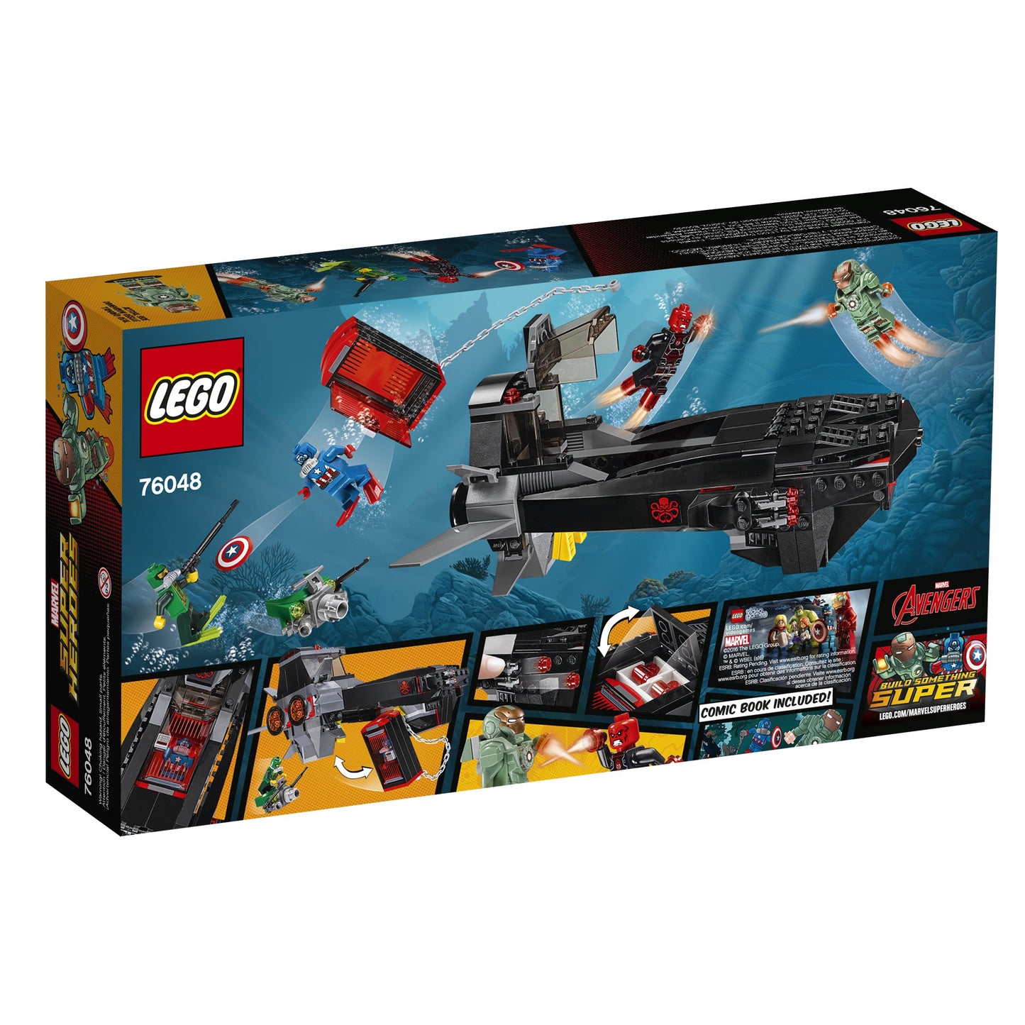 LEGO Super Heroes Iron Skull Sub Attack 76048