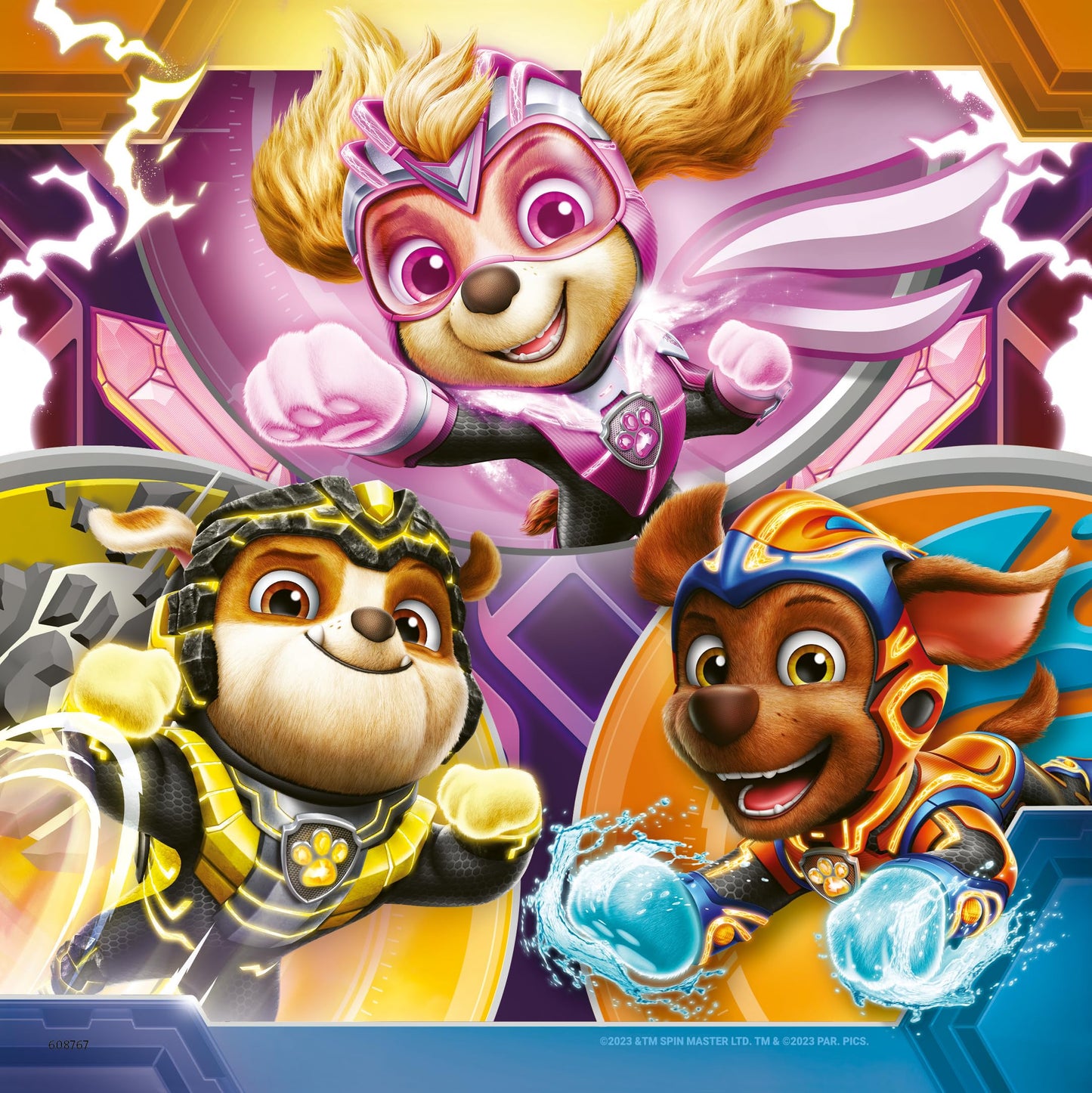Ravensburger 05708 Puzzle PAW Patrol 3x49 piese, 5+ ani