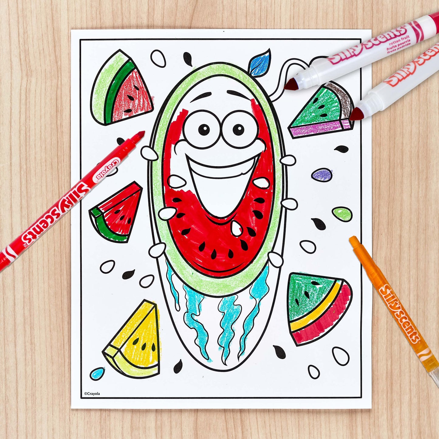 Set de Creioane Colorate Crayola cu Miros Amuzant, 32 de Piese, Creioane Colorate Spălabile pentru Copii, Creioane Filz Unguente cu Vârf Conic, Set de Crafting, Creioane pentru Pictat, Recomandate pentru Copii de la 3 Ani