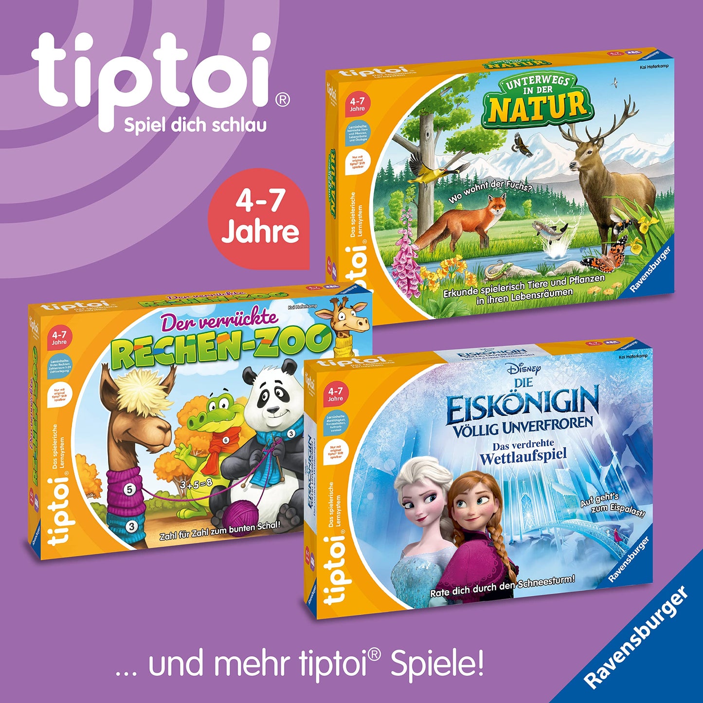 Ravensburger tiptoi 00115 - Globus Interactiv pentru Juniori - Jucărie pentru Copii de 4 Ani pentru Descoperirea Lumii