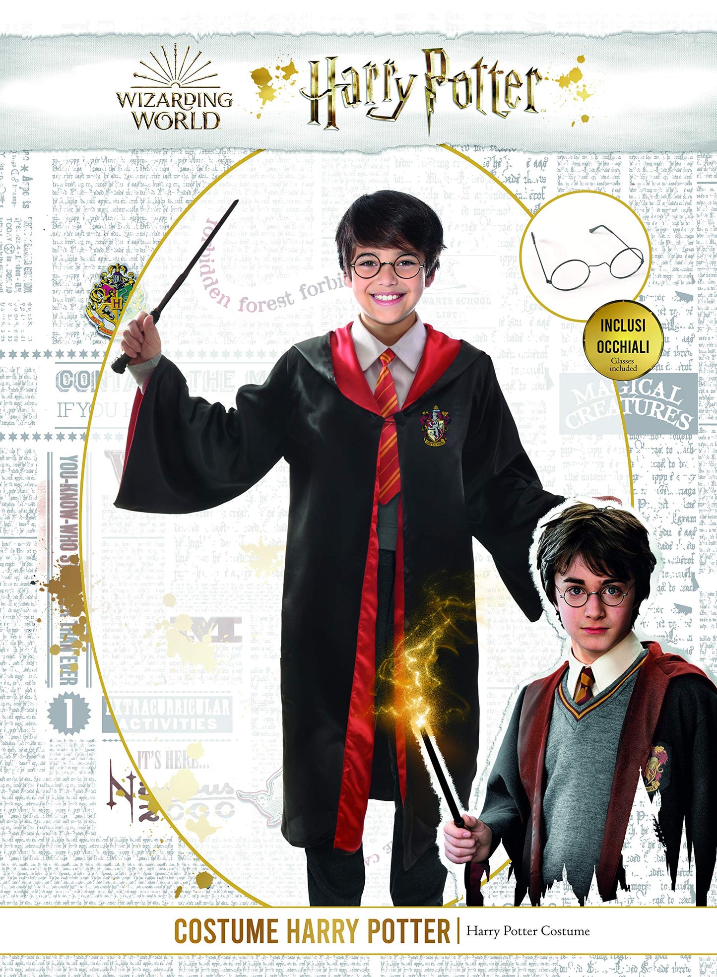 Costum de carnaval oficial Harry Potter pentru băieți (Mărimea 5-7 ani)